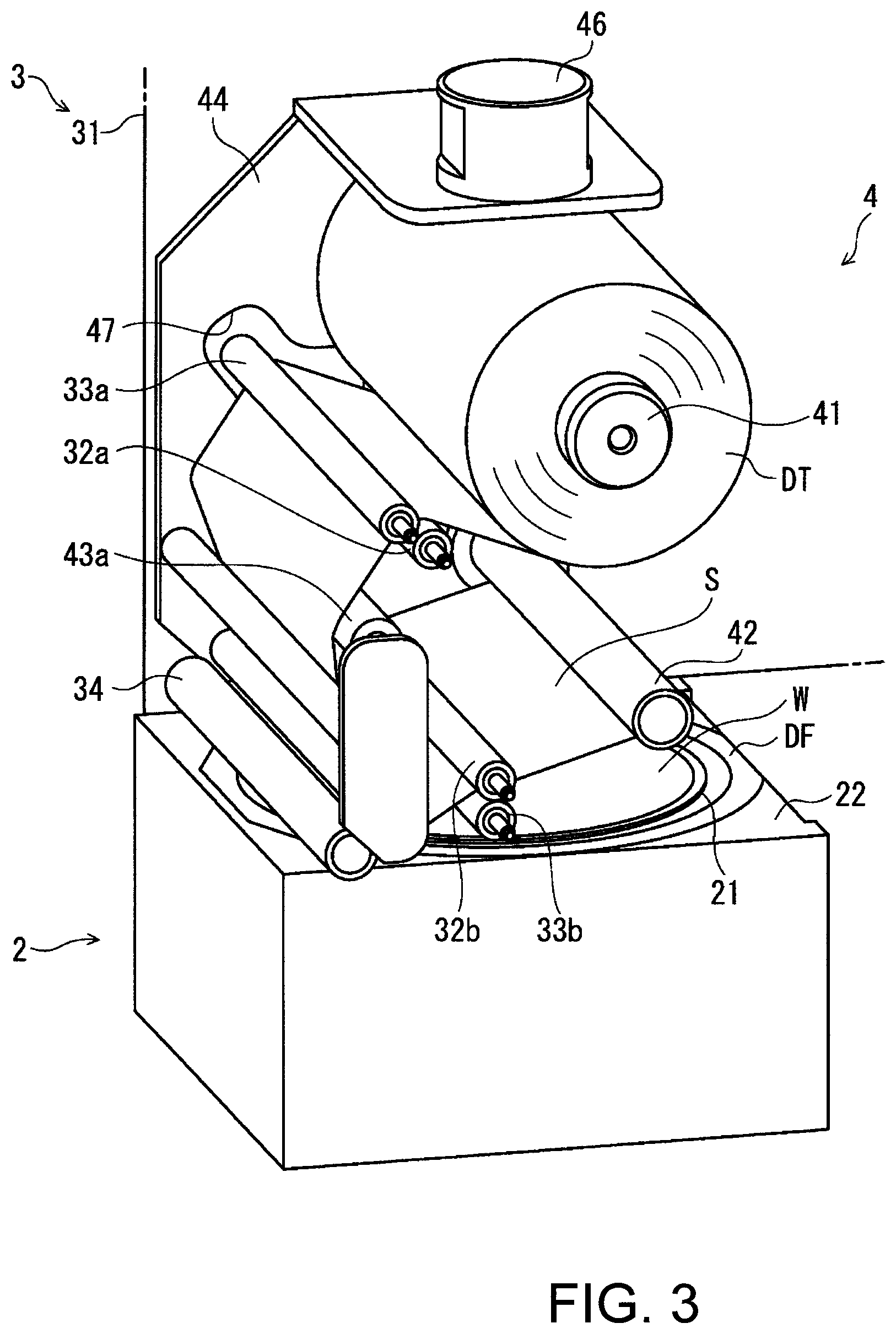 Patent US12588458 Figure 3 – Tape affixing apparatus and tape magazine