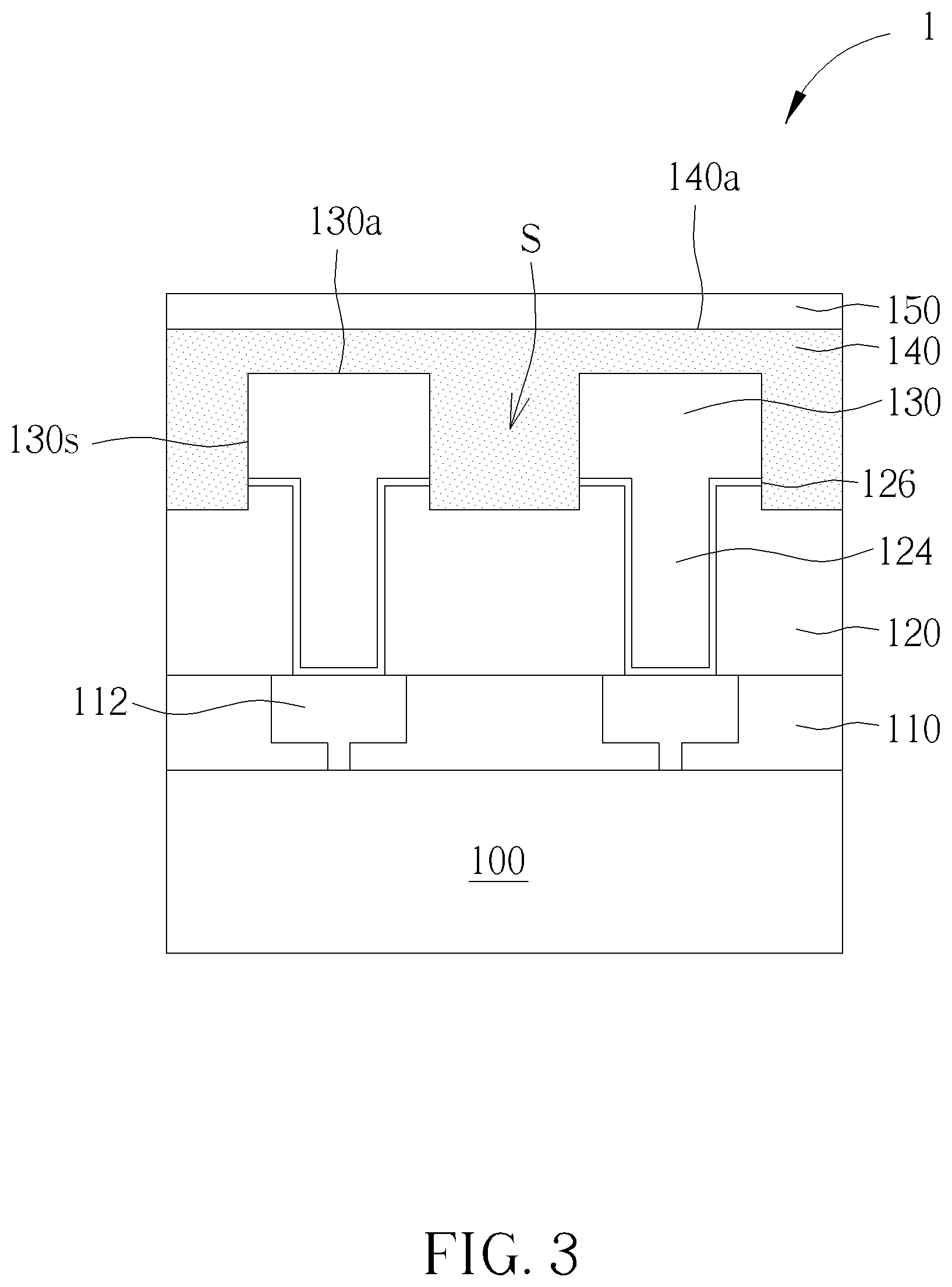 Patent US12588462 Figure 3 – Semiconductor structure and fabrication method thereof