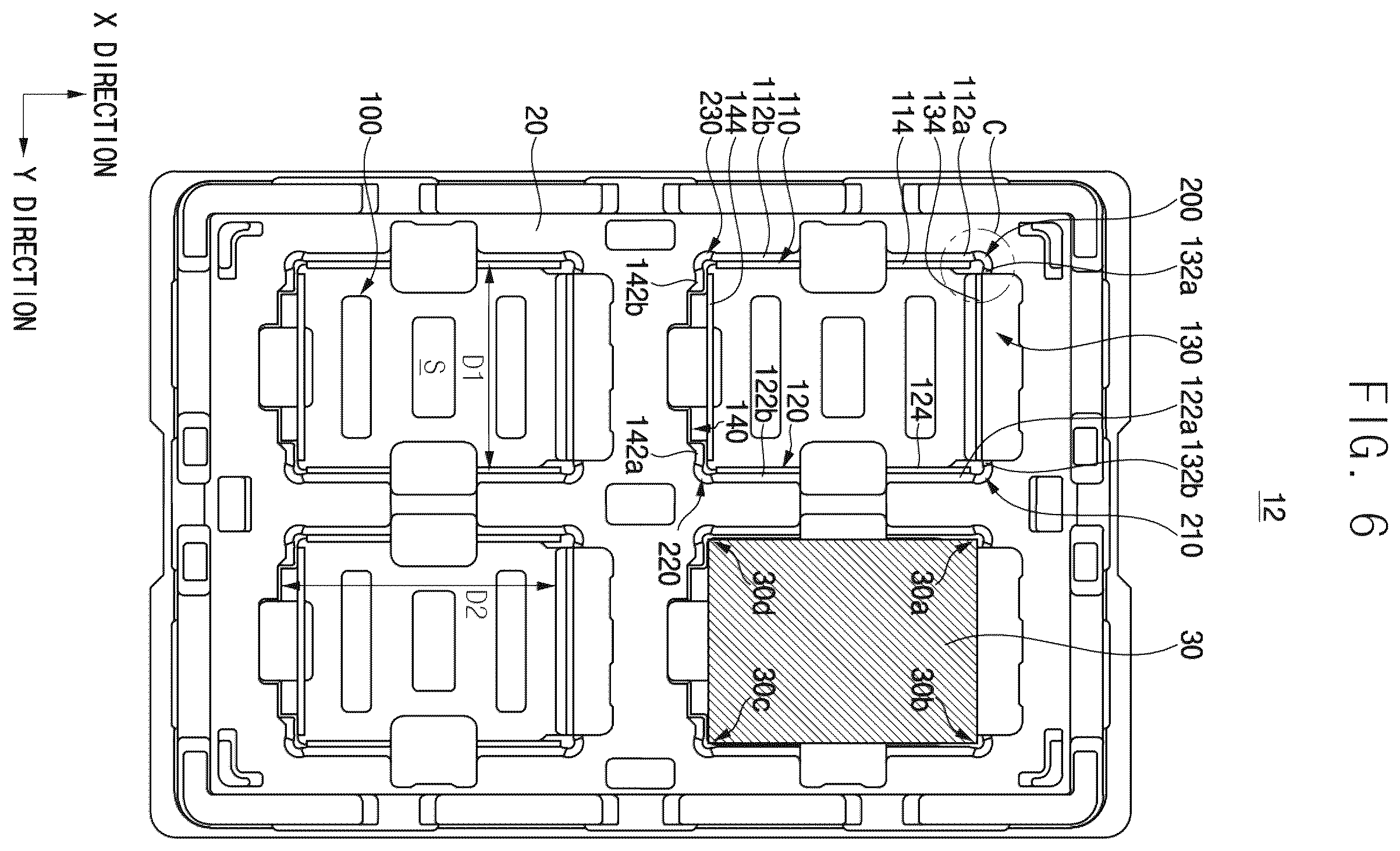 Patent US12588464 Figure 5 – Module tray for semiconductor device