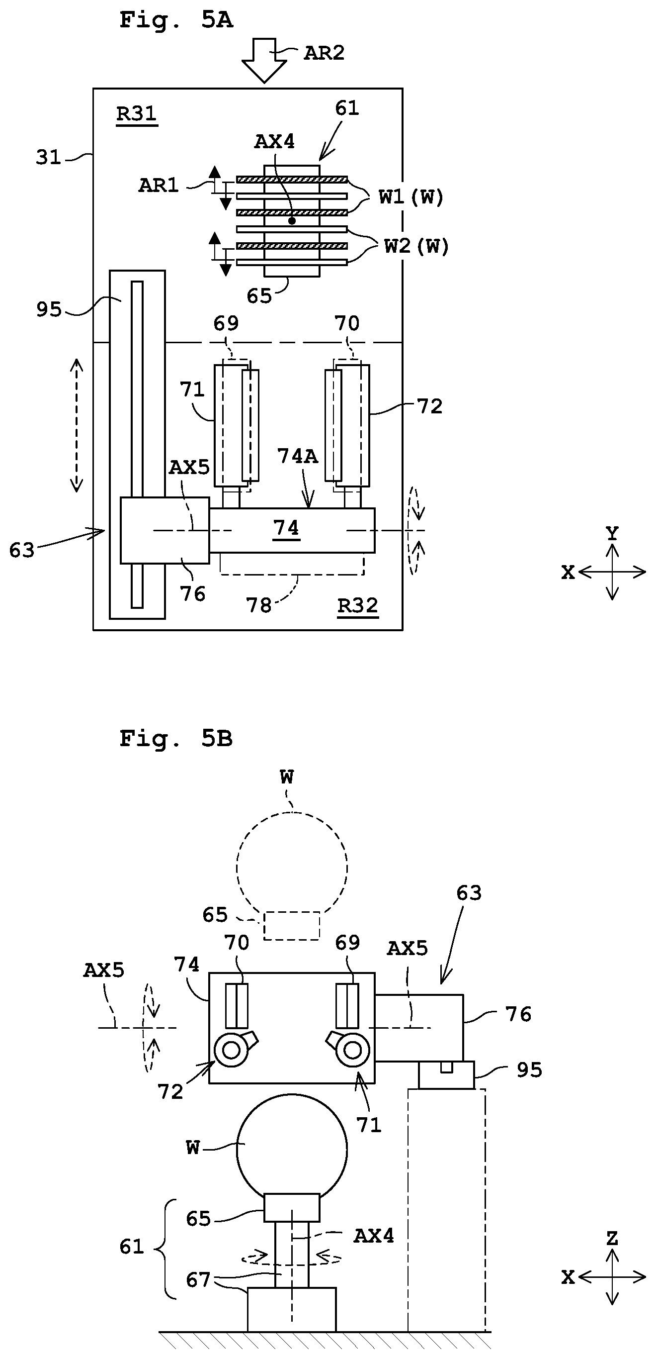 Patent US12588465 Figure 5 – Substrate treating apparatus