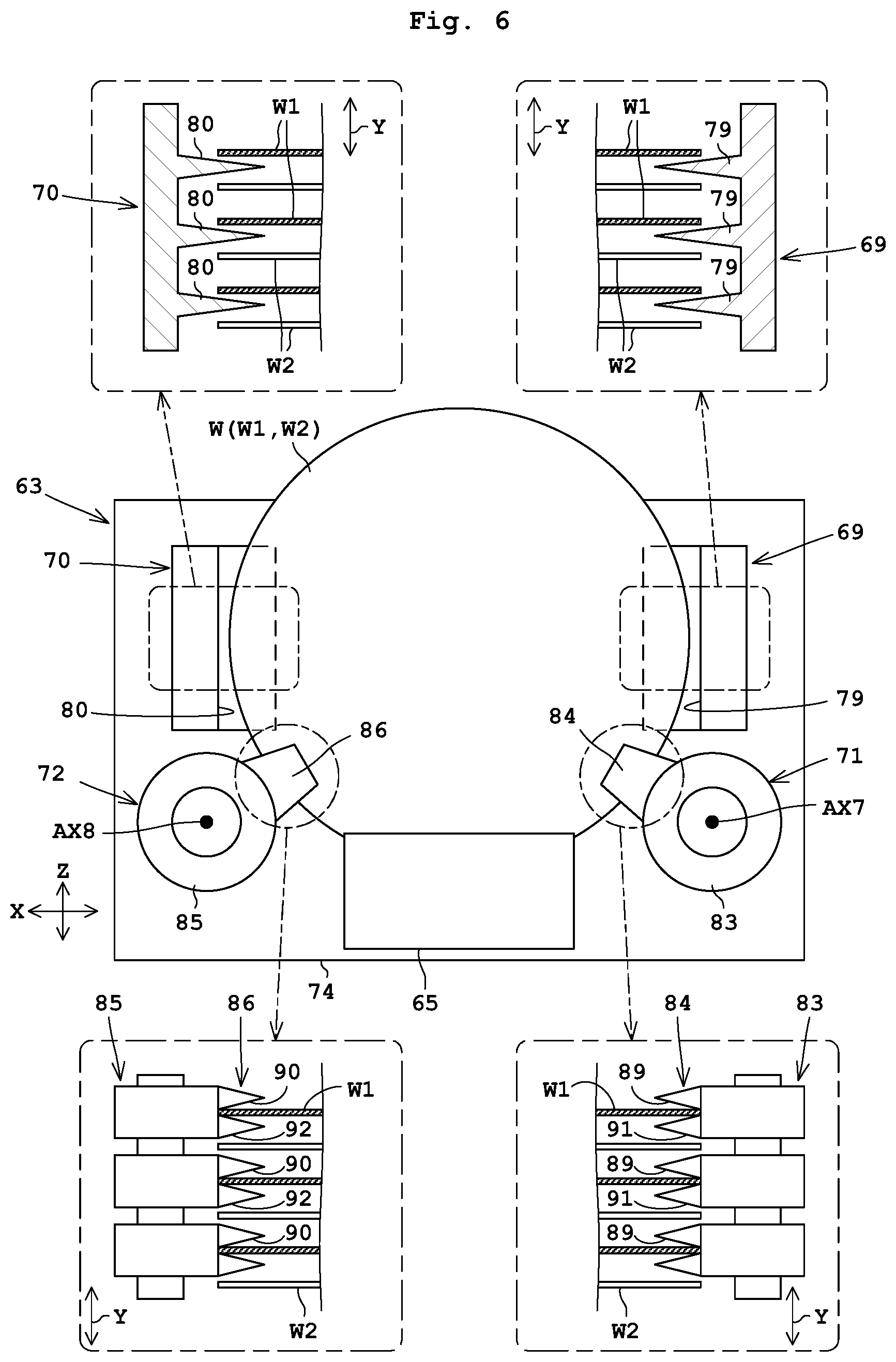 Patent US12588465 Figure 6 – Substrate treating apparatus
