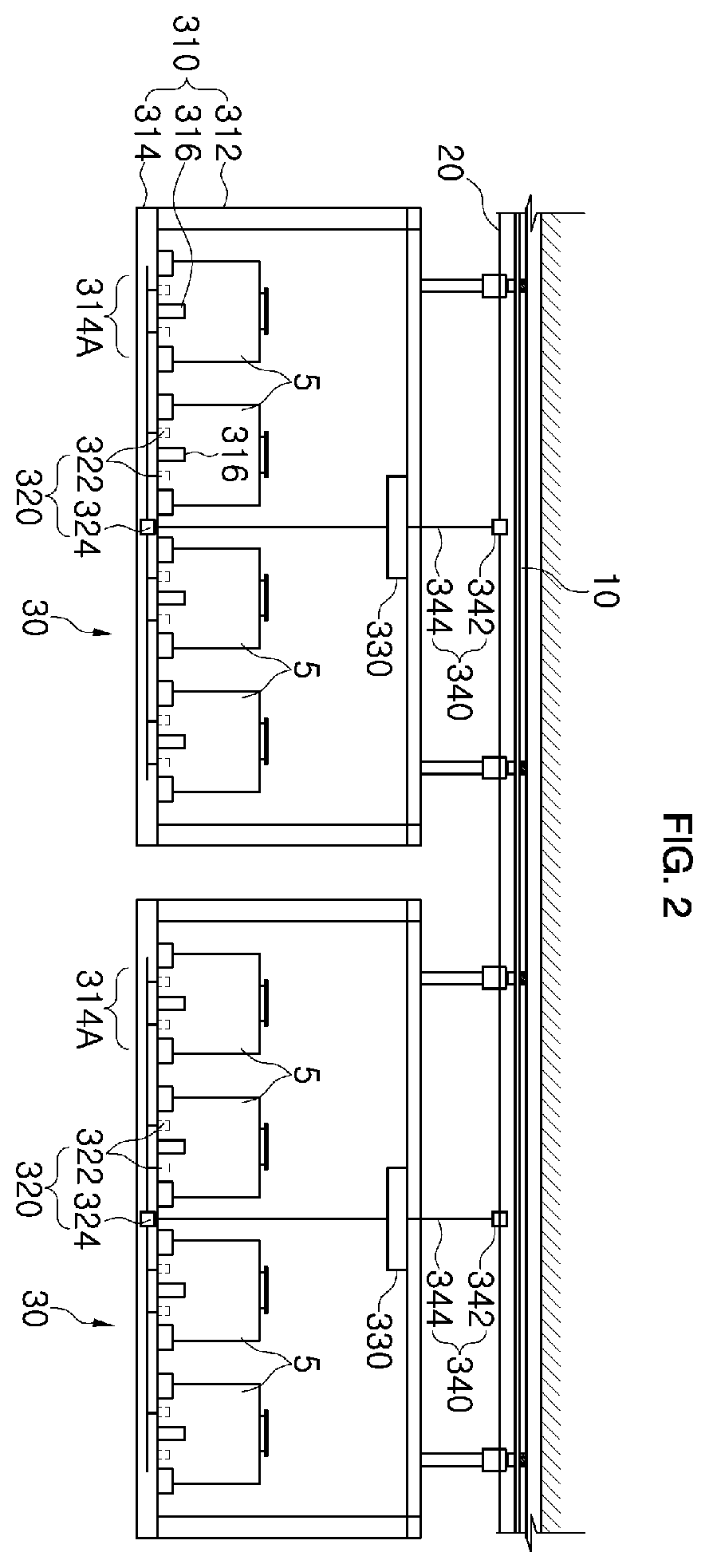 Patent US12588466 Figure 2 – Article storage equipment in semiconductor fabrication facility and logistics system including same
