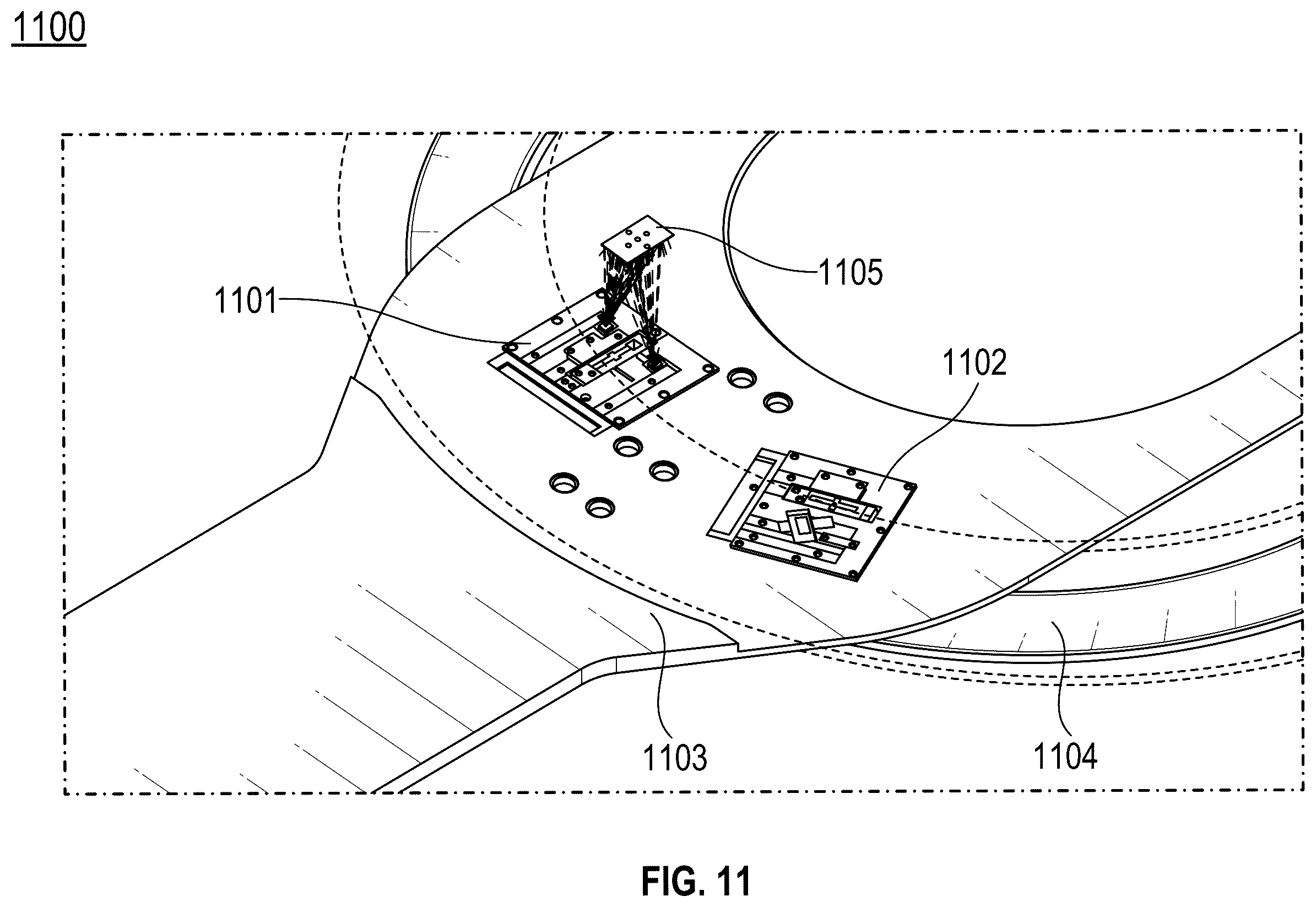 Patent US12588467 Figure 9 – Optical sensors for measuring properties of consumable parts in a semiconductor plasma processing chamber
