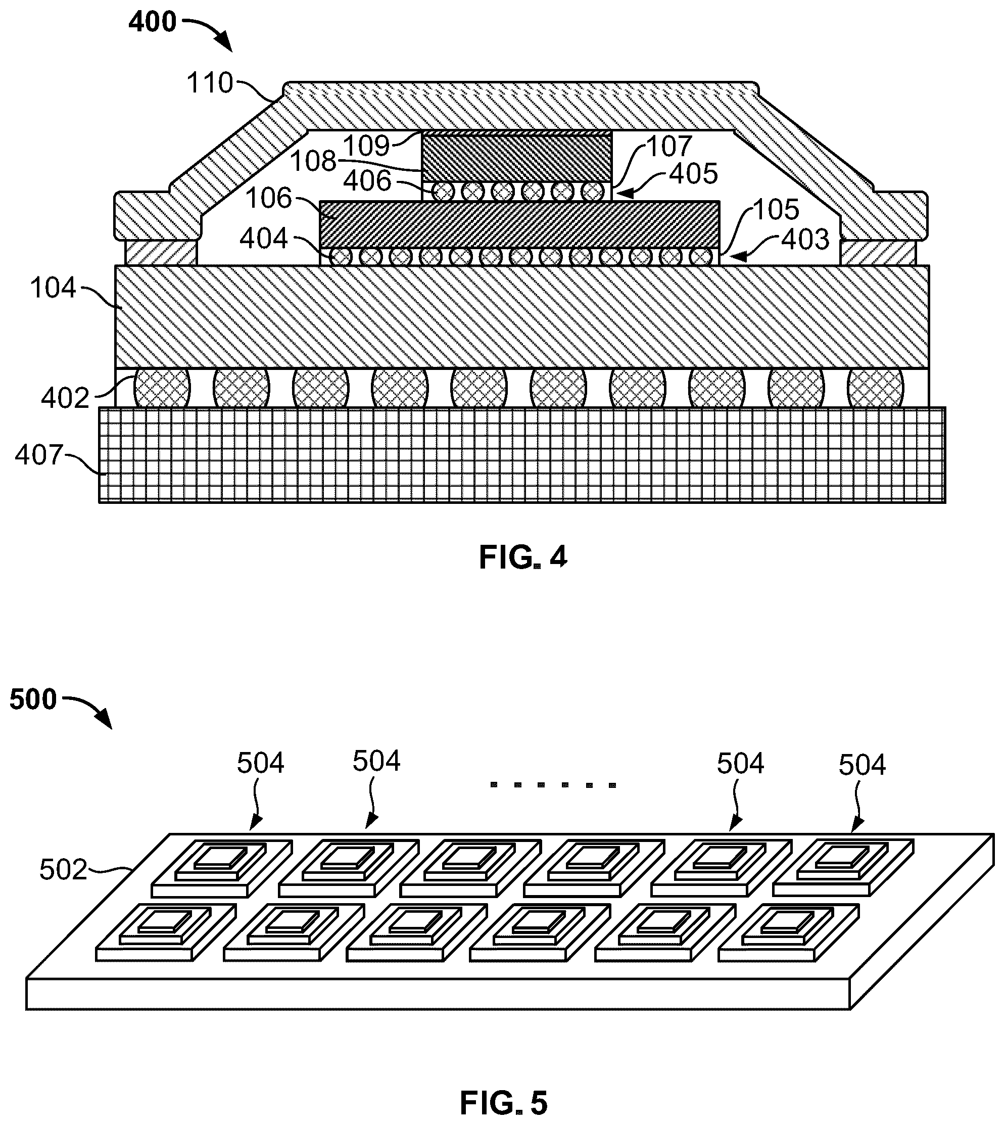 Patent US12588470 Figure 4 – Methods for assembling stacked substrate packages including dies, laminated base substrates, and dielectric build-up substrates