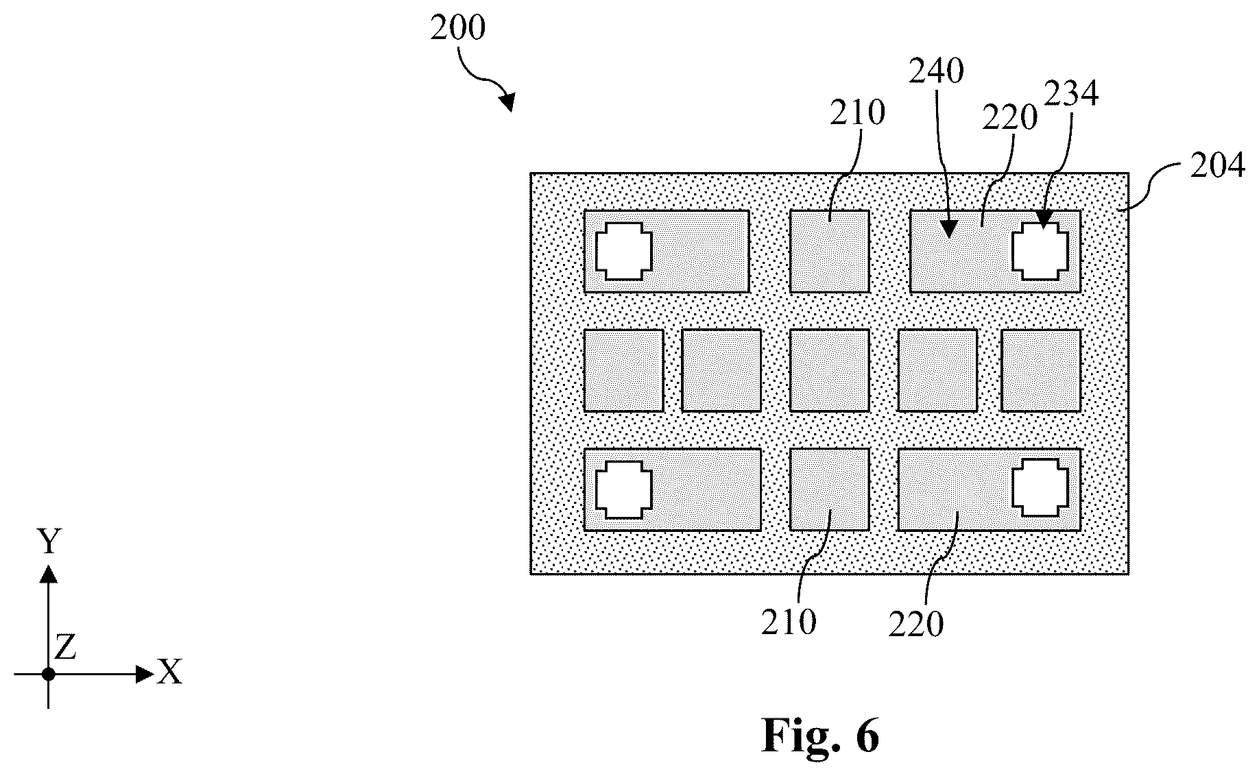 Patent US12588472 Figure 6 – Via accuracy measurement