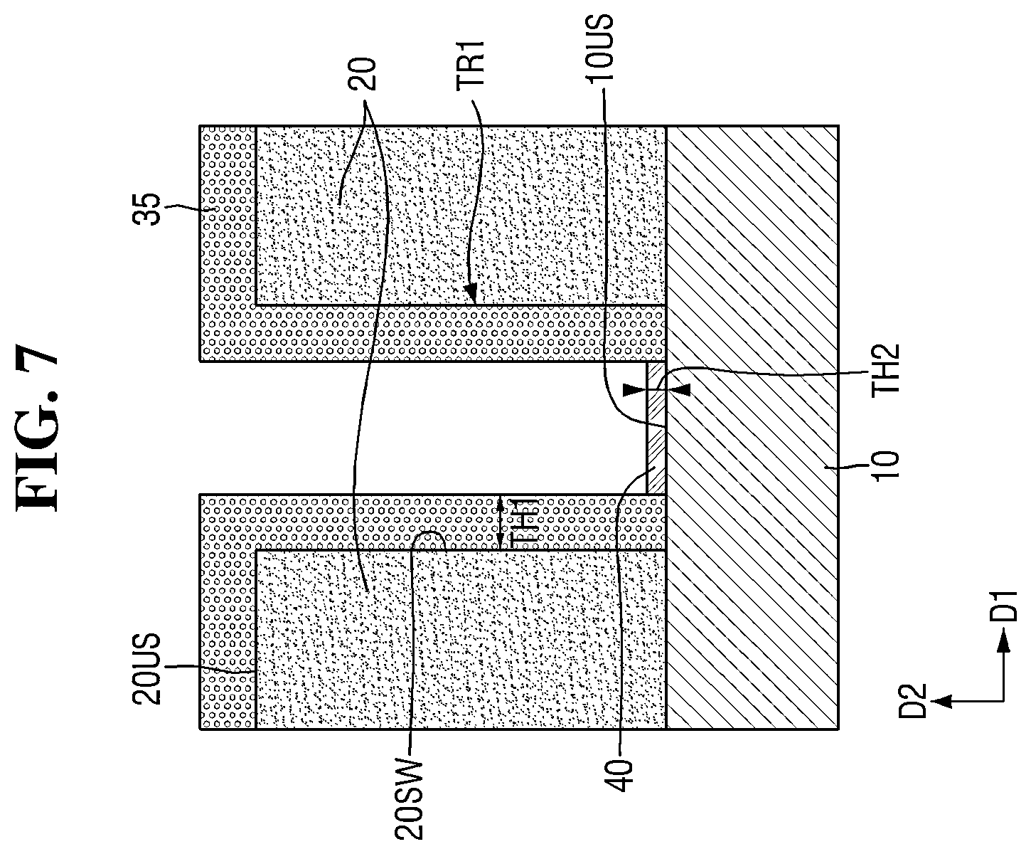 Patent US12588478 Figure 7 – Method of fabricating semiconductor device including organic and silicon oxide layers