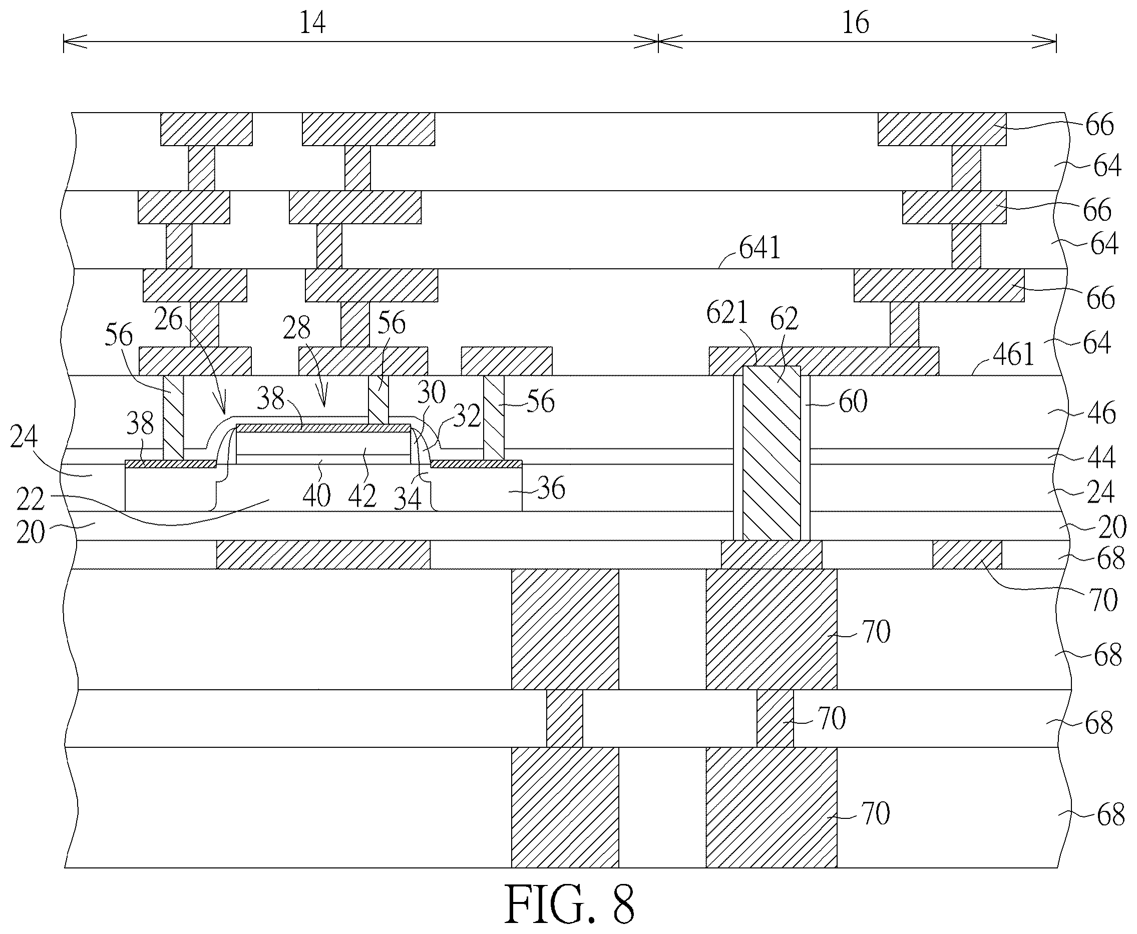 Patent US12588481 Figure 5 – Semiconductor device and method for fabricating the same