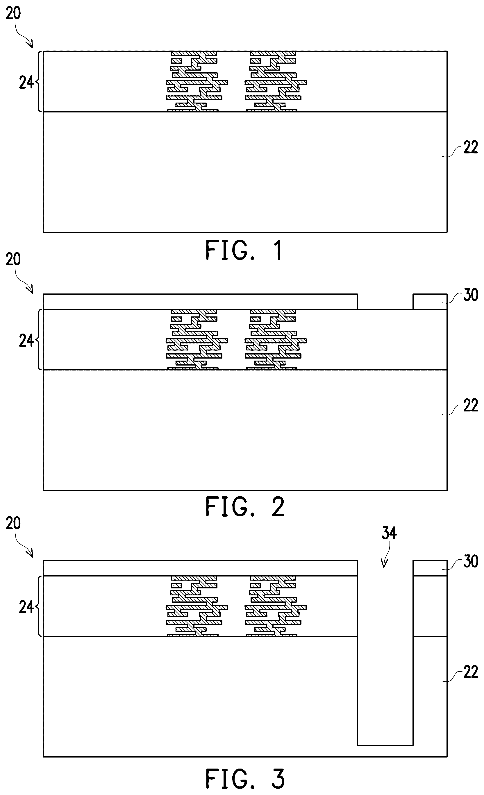 Patent US12588482 Figure 1 – Method for forming semiconductor redistribution structures