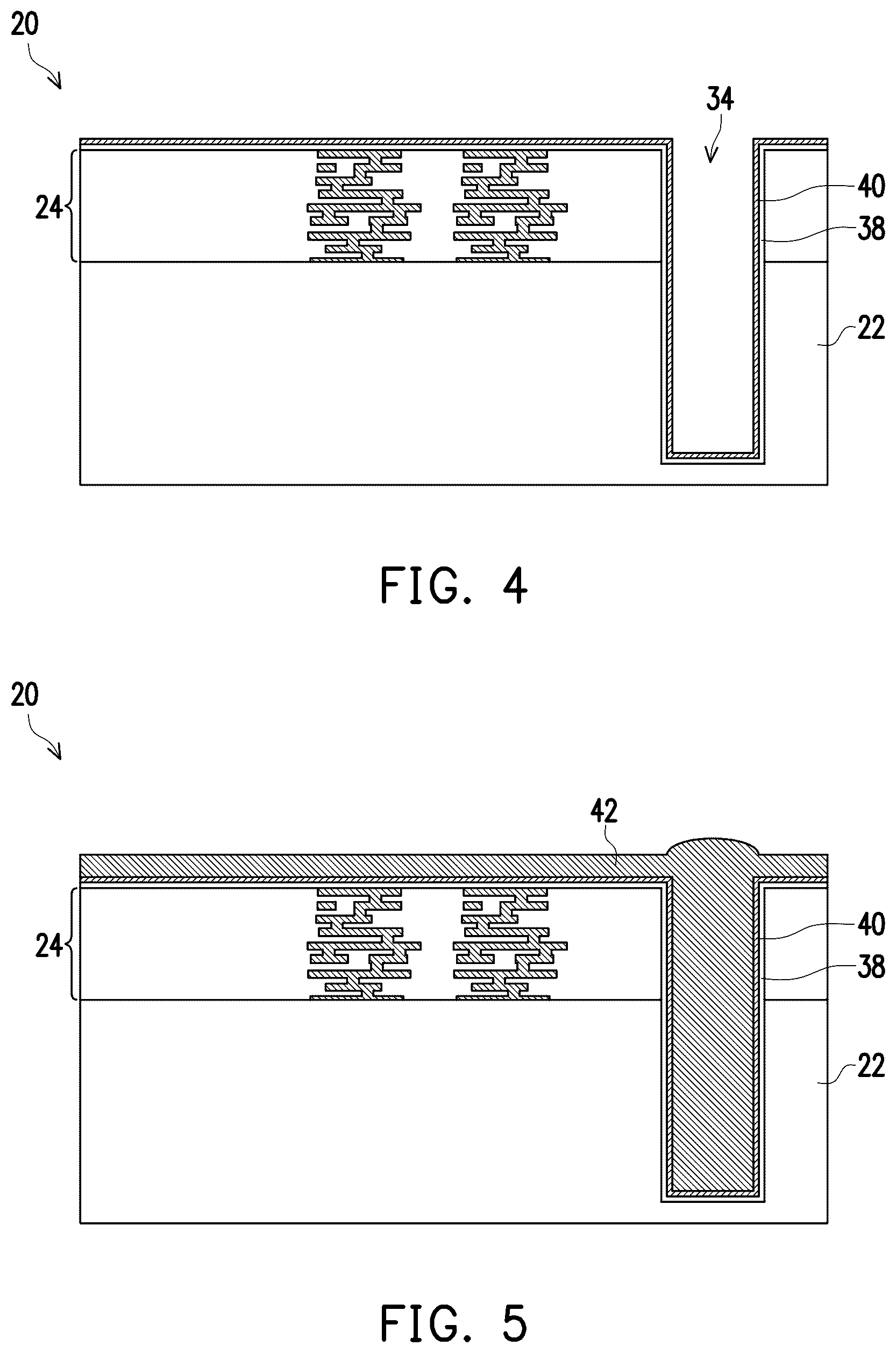 Patent US12588482 Figure 2 – Method for forming semiconductor redistribution structures