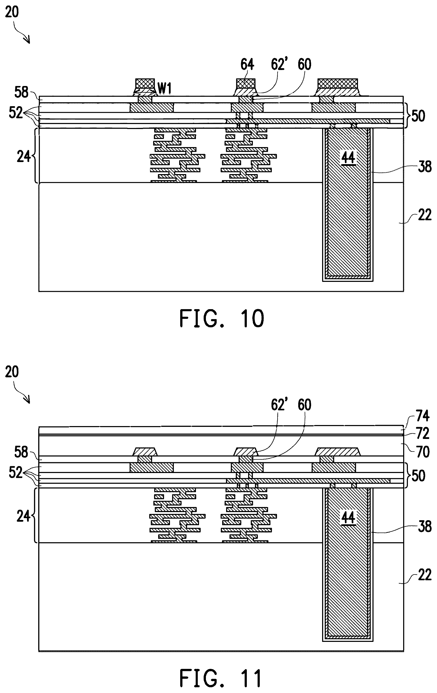 Patent US12588482 Figure 5 – Method for forming semiconductor redistribution structures