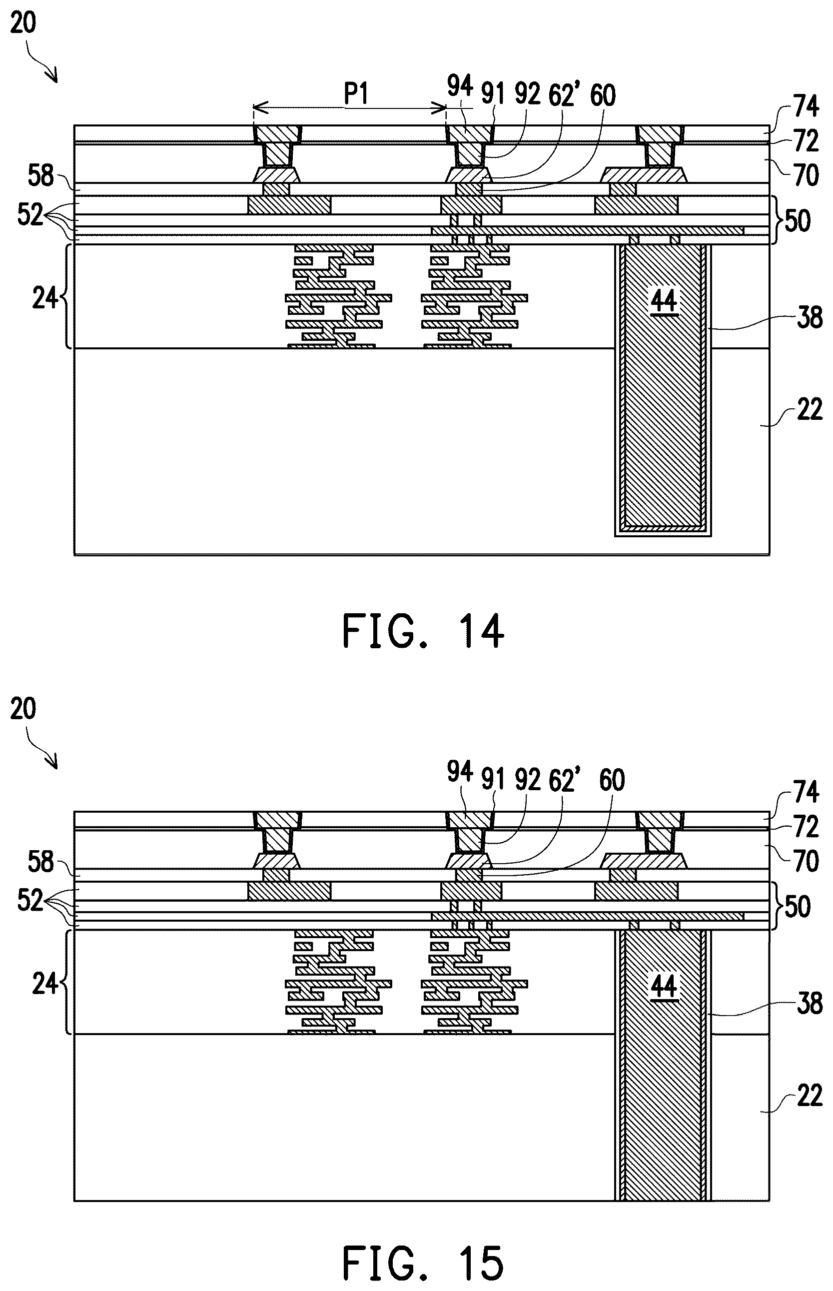 Patent US12588482 Figure 7 – Method for forming semiconductor redistribution structures