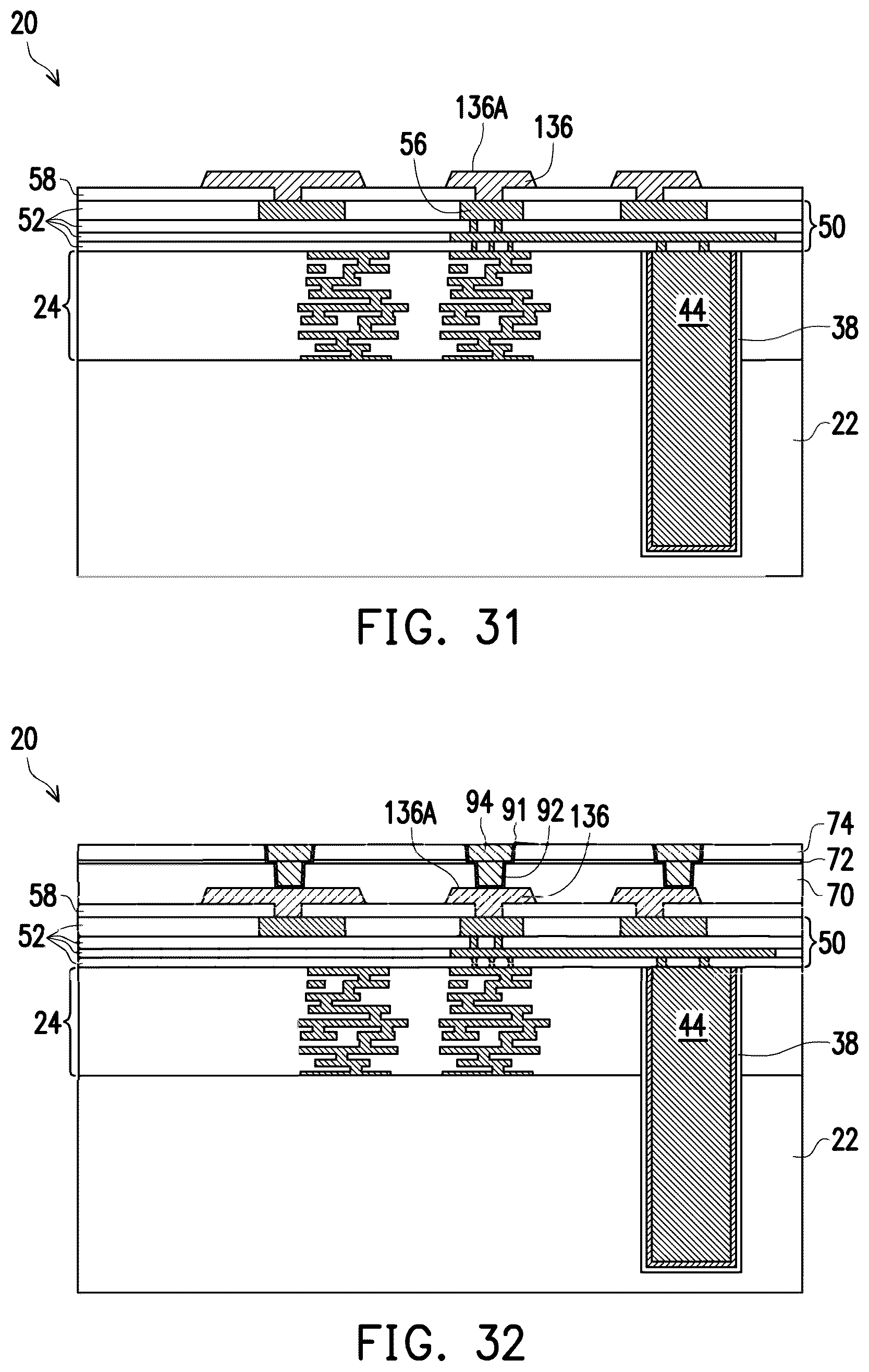 Patent US12588482 Figure 19 – Method for forming semiconductor redistribution structures
