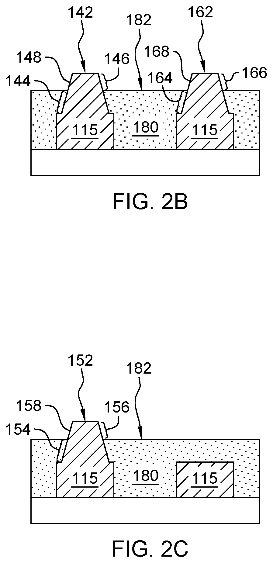 Patent US12588487 Figure 4 – Tight pitch directional selective via growth