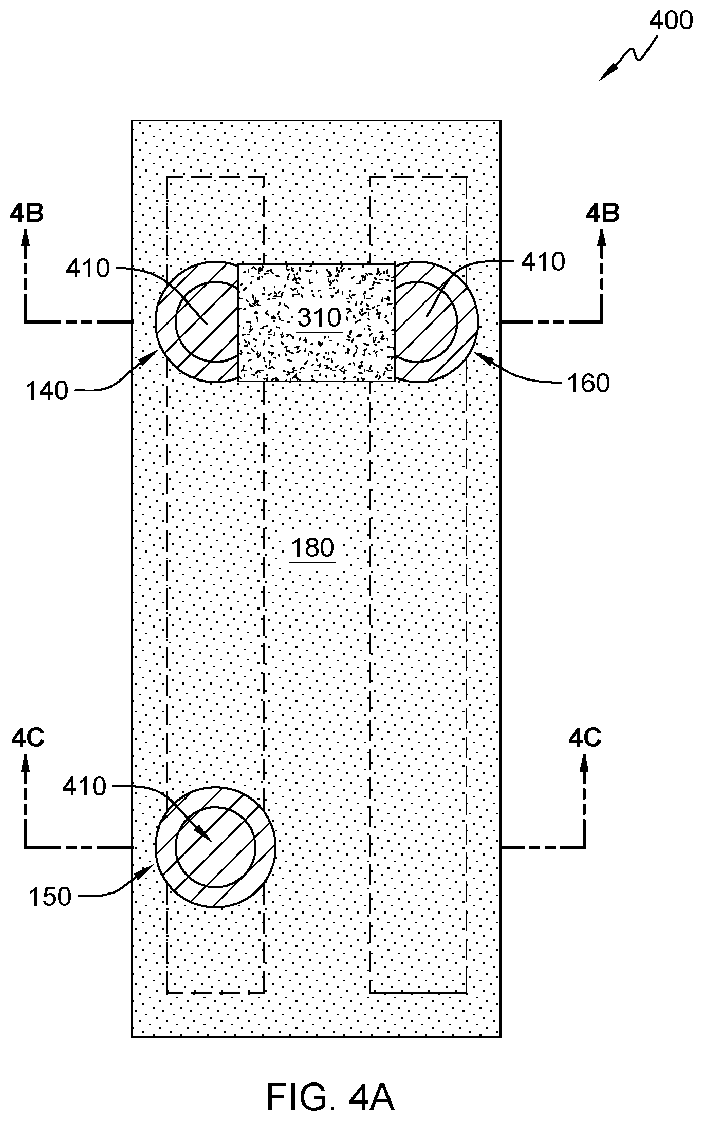 Patent US12588487 Figure 7 – Tight pitch directional selective via growth