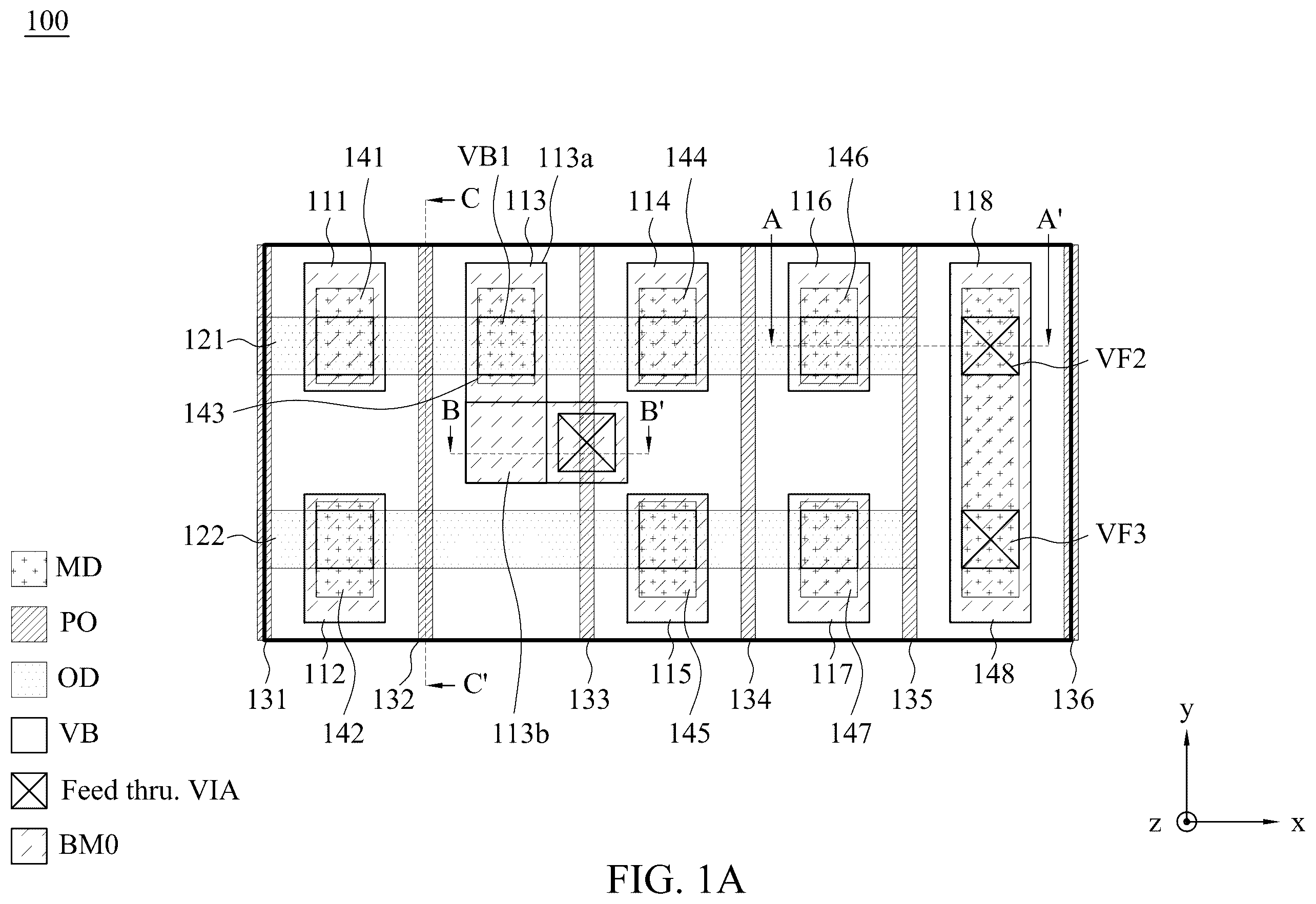 Patent US12588488 — Integrated circuit structure — Figure 1