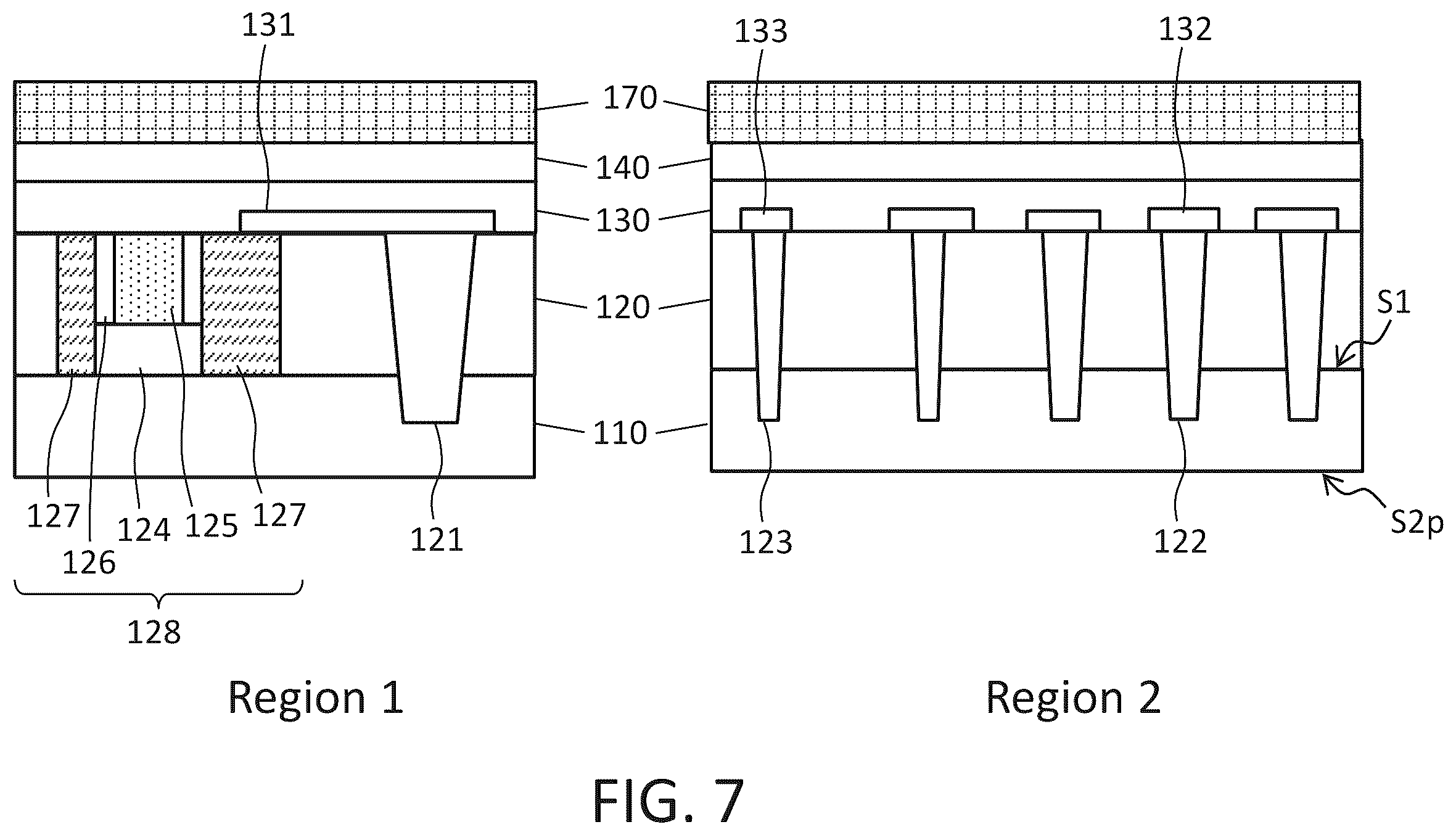 Patent US12588489 Figure 7 – Integrated circuit devices including stacked elements and methods of forming the same