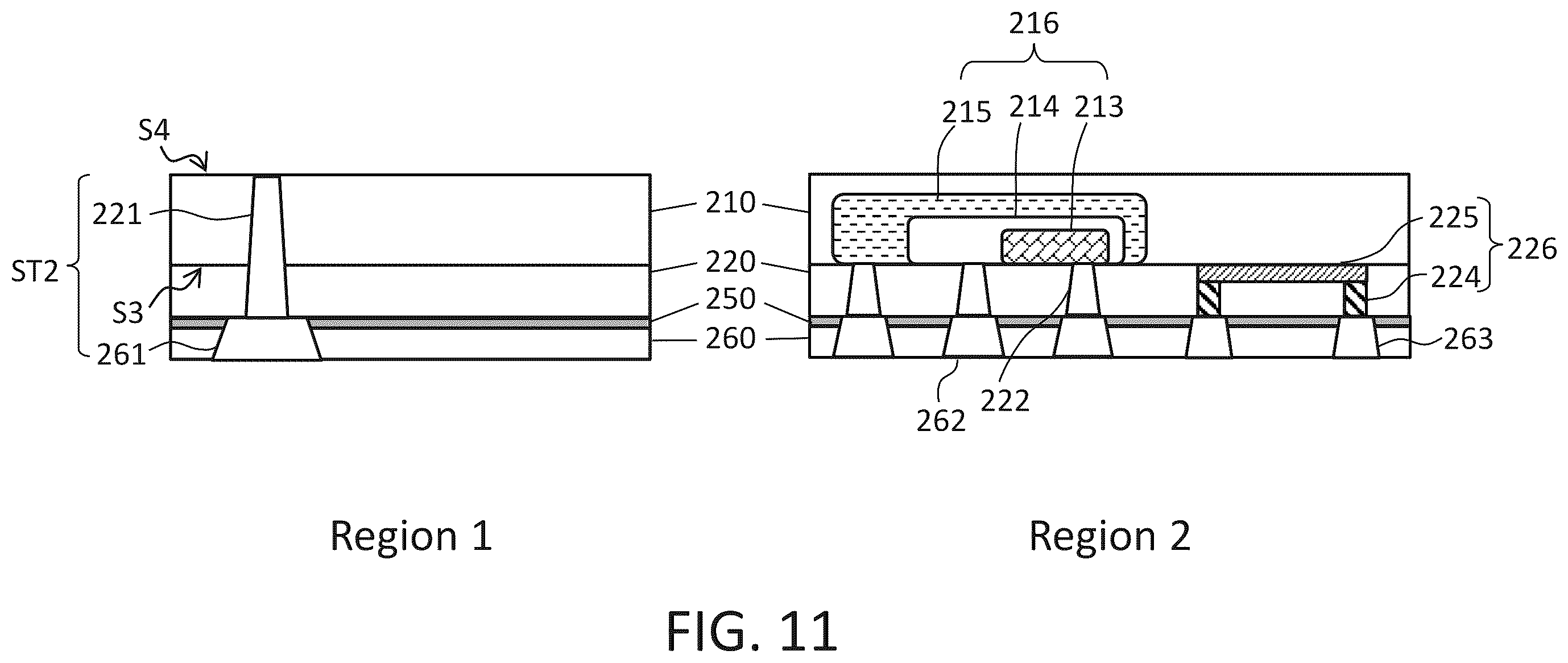 Patent US12588489 Figure 11 – Integrated circuit devices including stacked elements and methods of forming the same