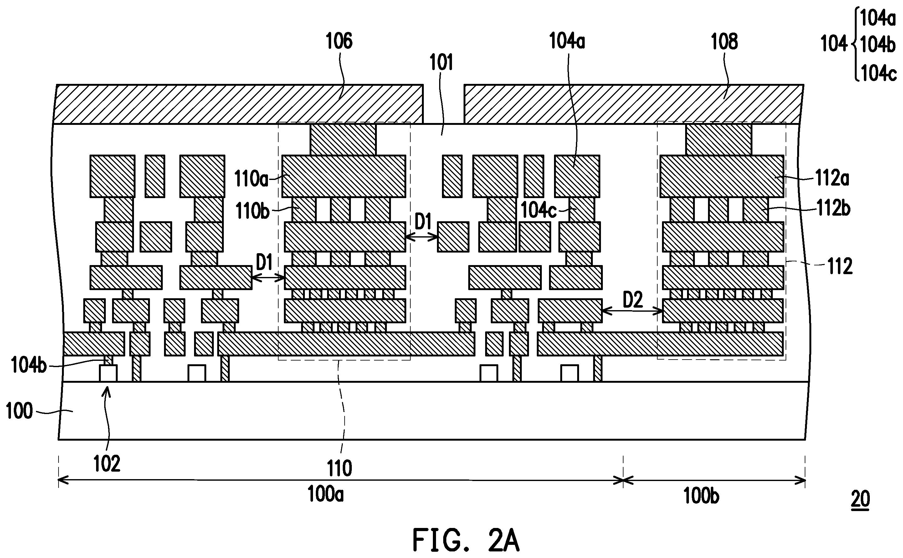Patent US12588490 Figure 3 – Semiconductor structure comprising power deliver network structure