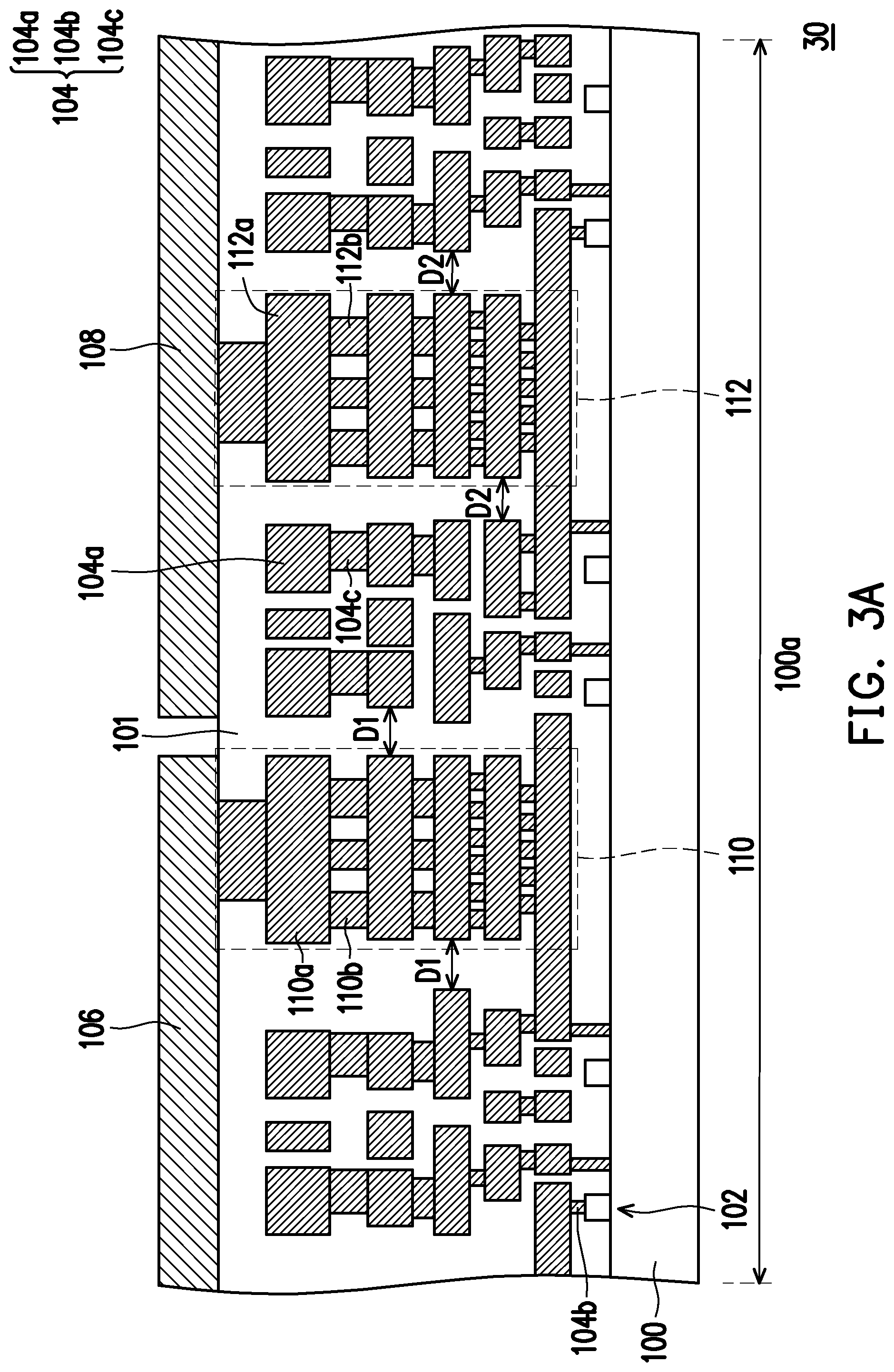 Patent US12588490 Figure 5 – Semiconductor structure comprising power deliver network structure