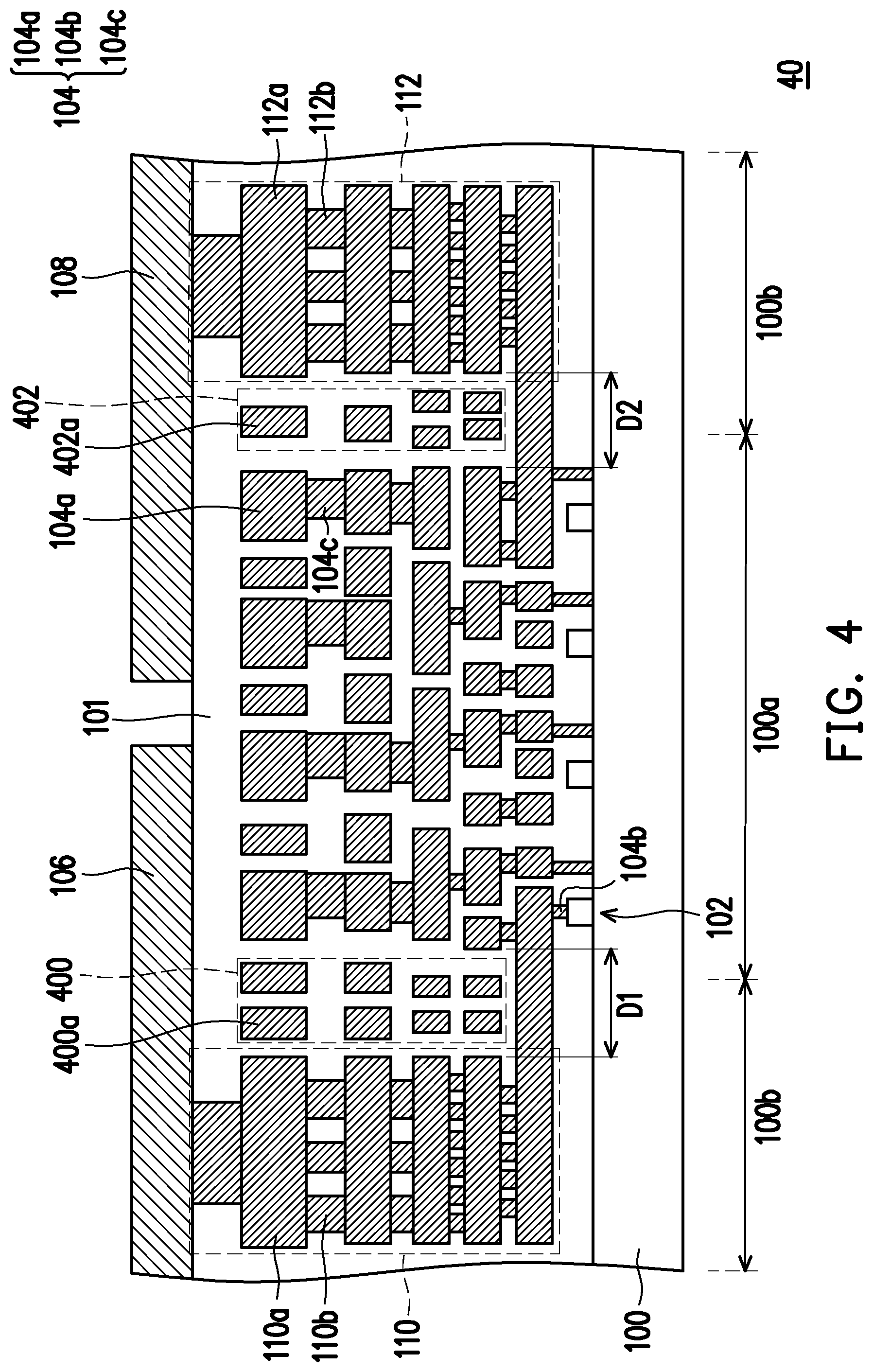 Patent US12588490 Figure 7 – Semiconductor structure comprising power deliver network structure