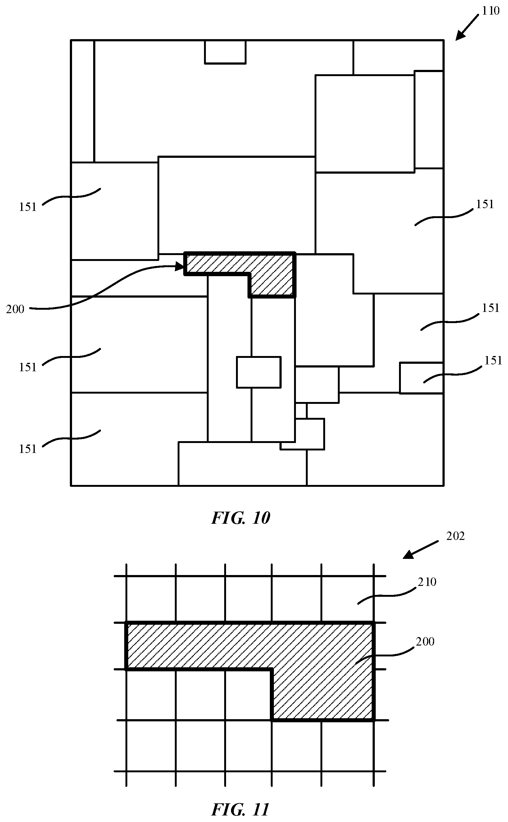 Patent US12588494 Figure 10 – Die stitching and harvesting of arrayed structures