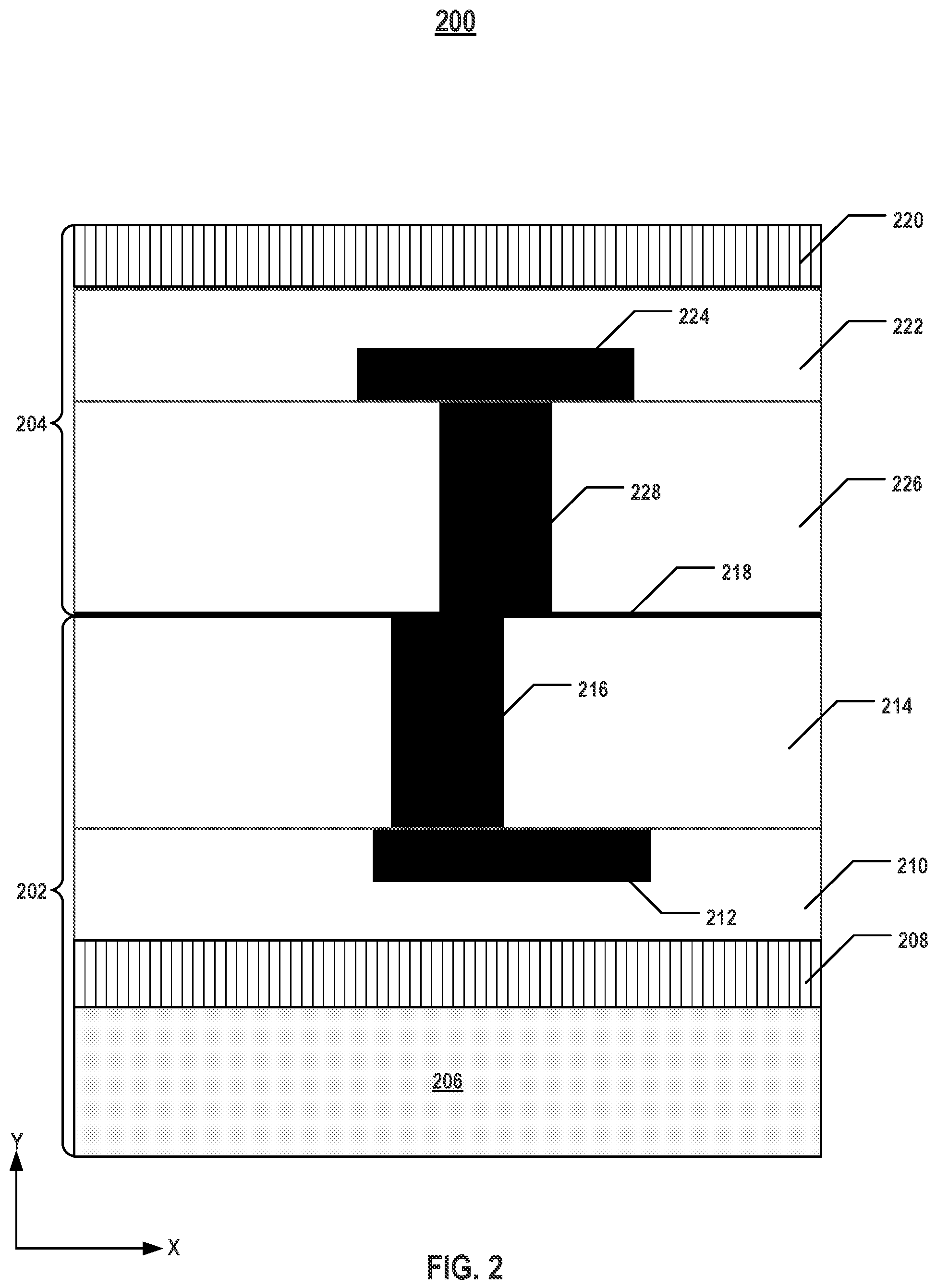 Patent US12588495 Figure 3 – Bonding alignment marks at bonding interface