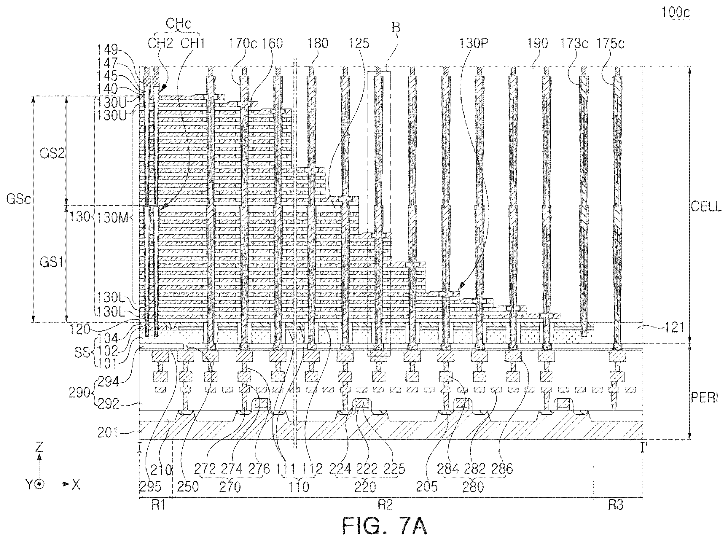 Patent US12588496 Figure 11 – Semiconductor device and data storage system including the same