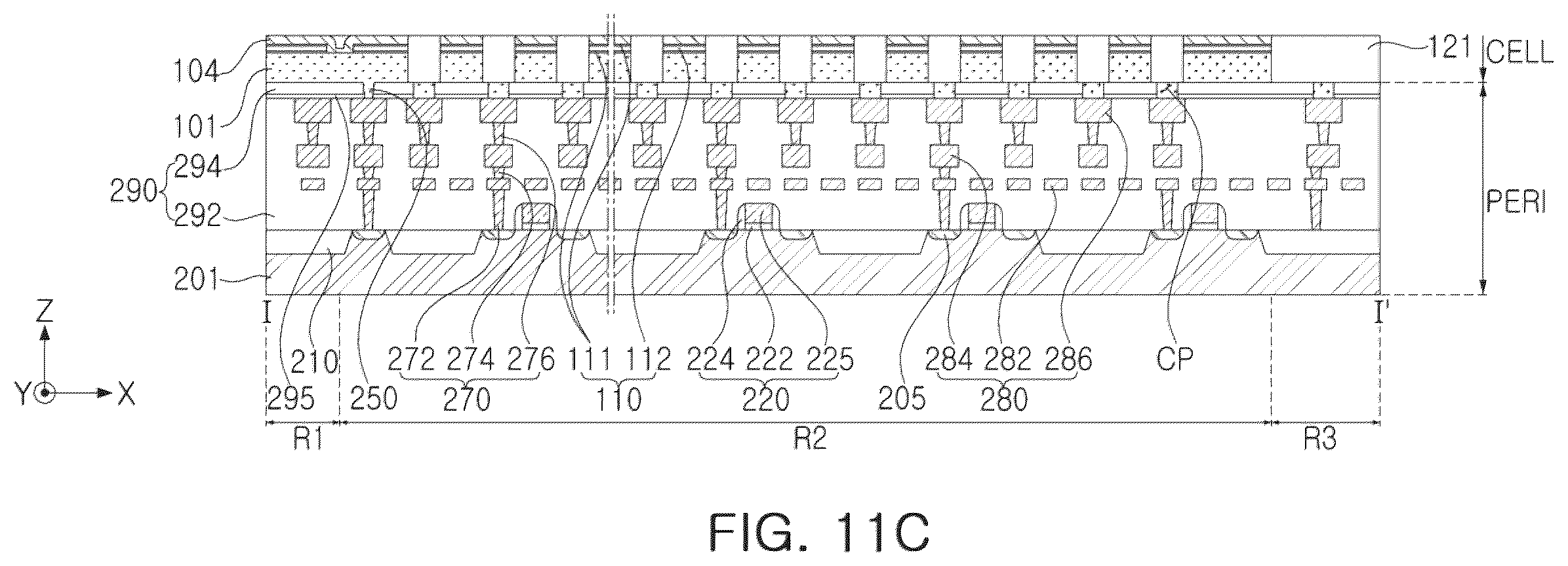 Patent US12588496 Figure 19 – Semiconductor device and data storage system including the same