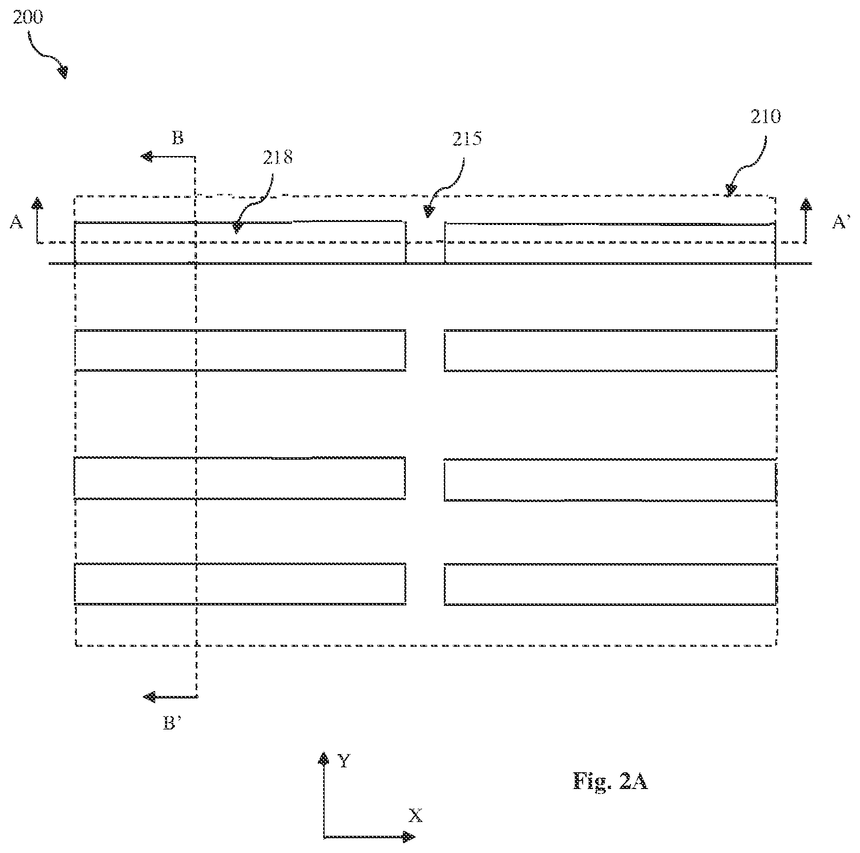 Patent US12588498 Figure 2 – FinFET structure with controlled air gaps