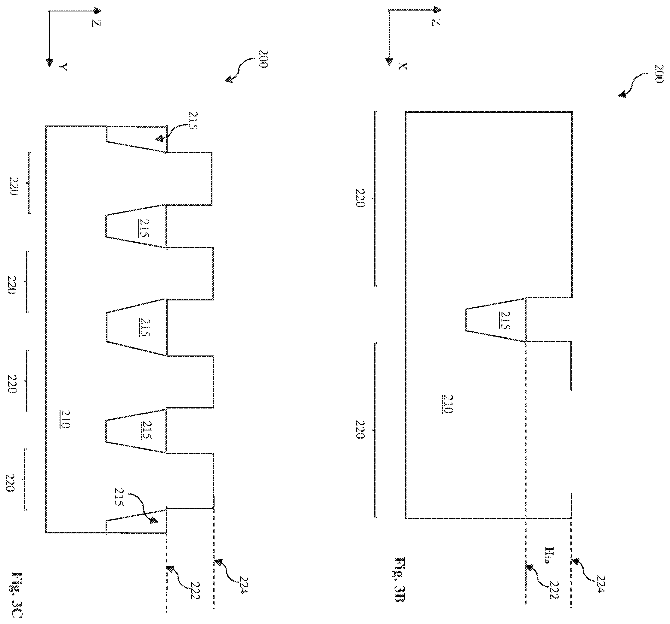 Patent US12588498 Figure 5 – FinFET structure with controlled air gaps