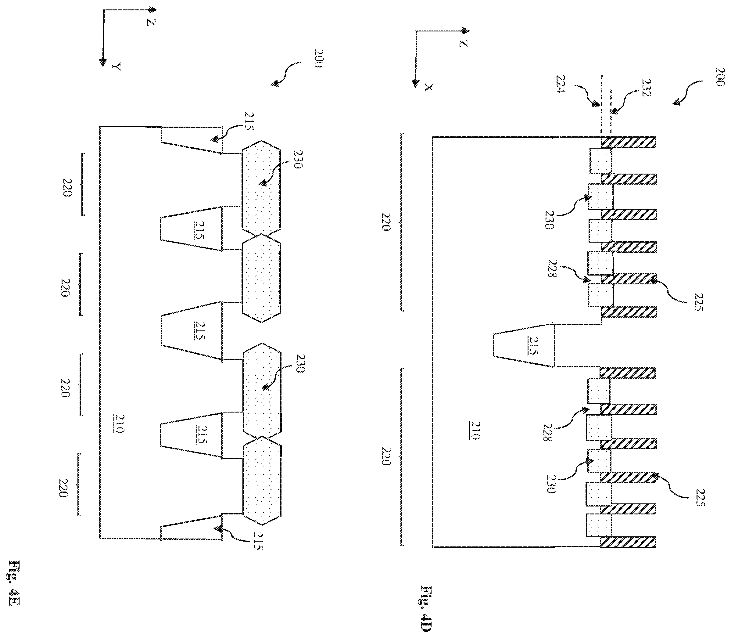 Patent US12588498 Figure 8 – FinFET structure with controlled air gaps