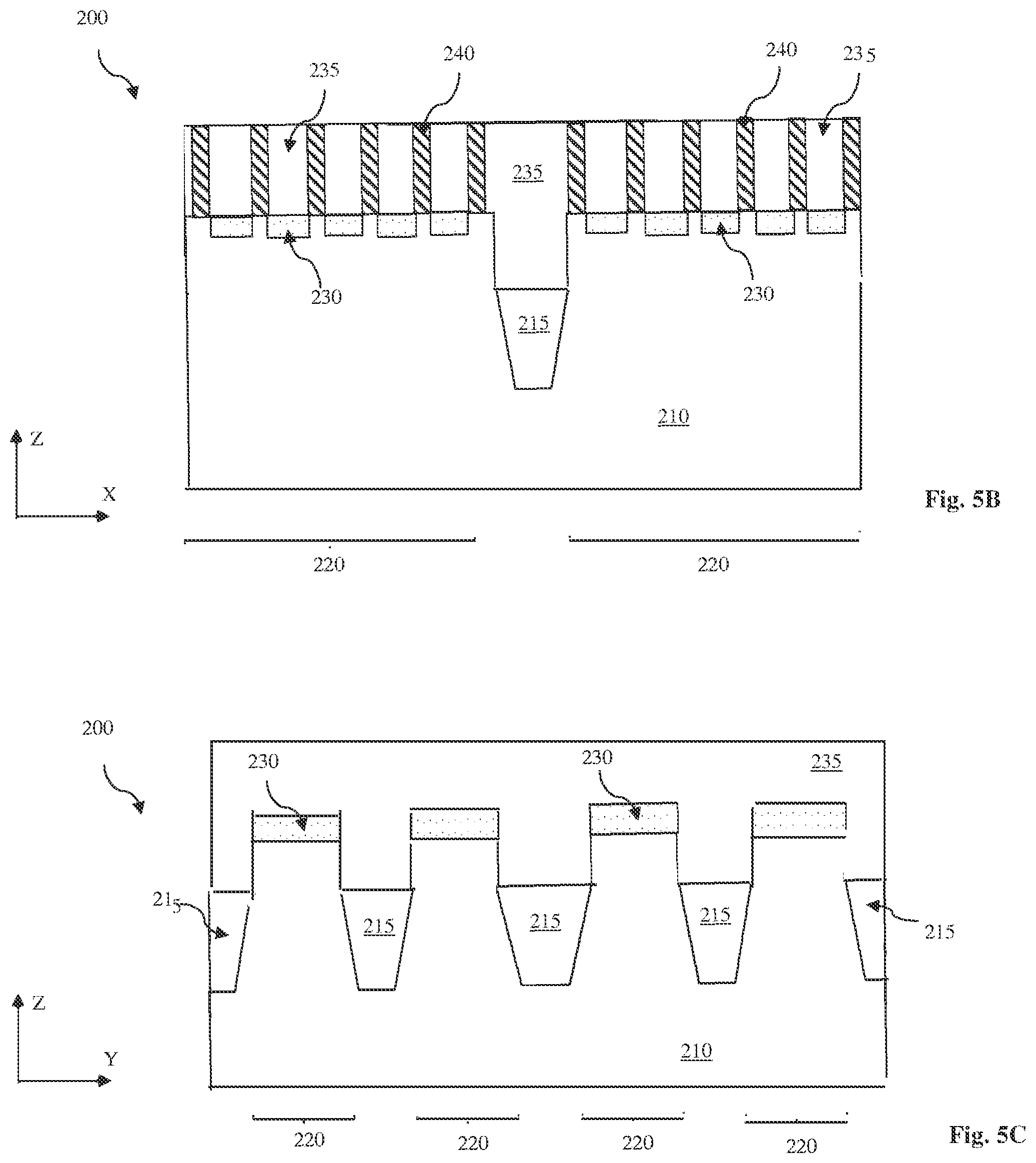 Patent US12588498 Figure 10 – FinFET structure with controlled air gaps