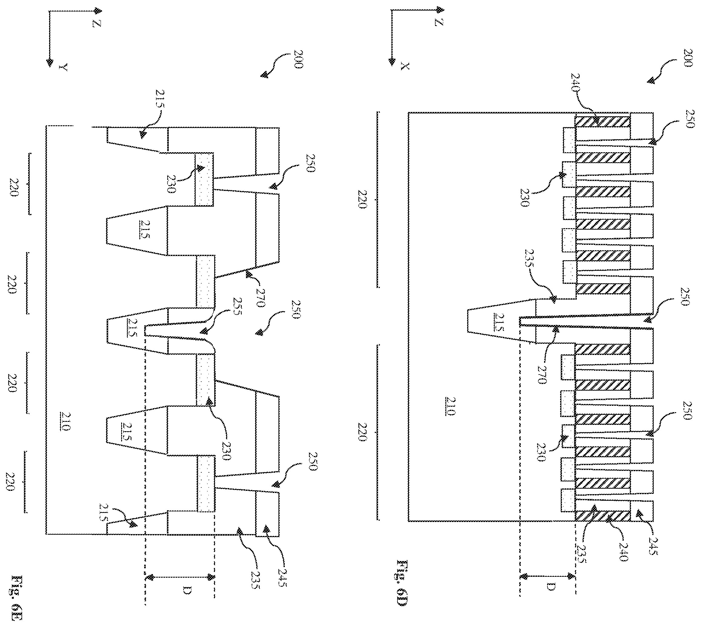 Patent US12588498 Figure 13 – FinFET structure with controlled air gaps