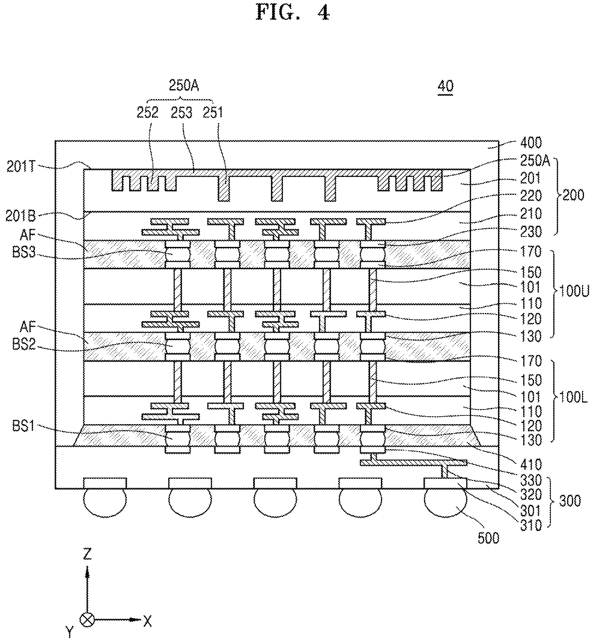 Patent US12588500 Figure 8 – Semiconductor package