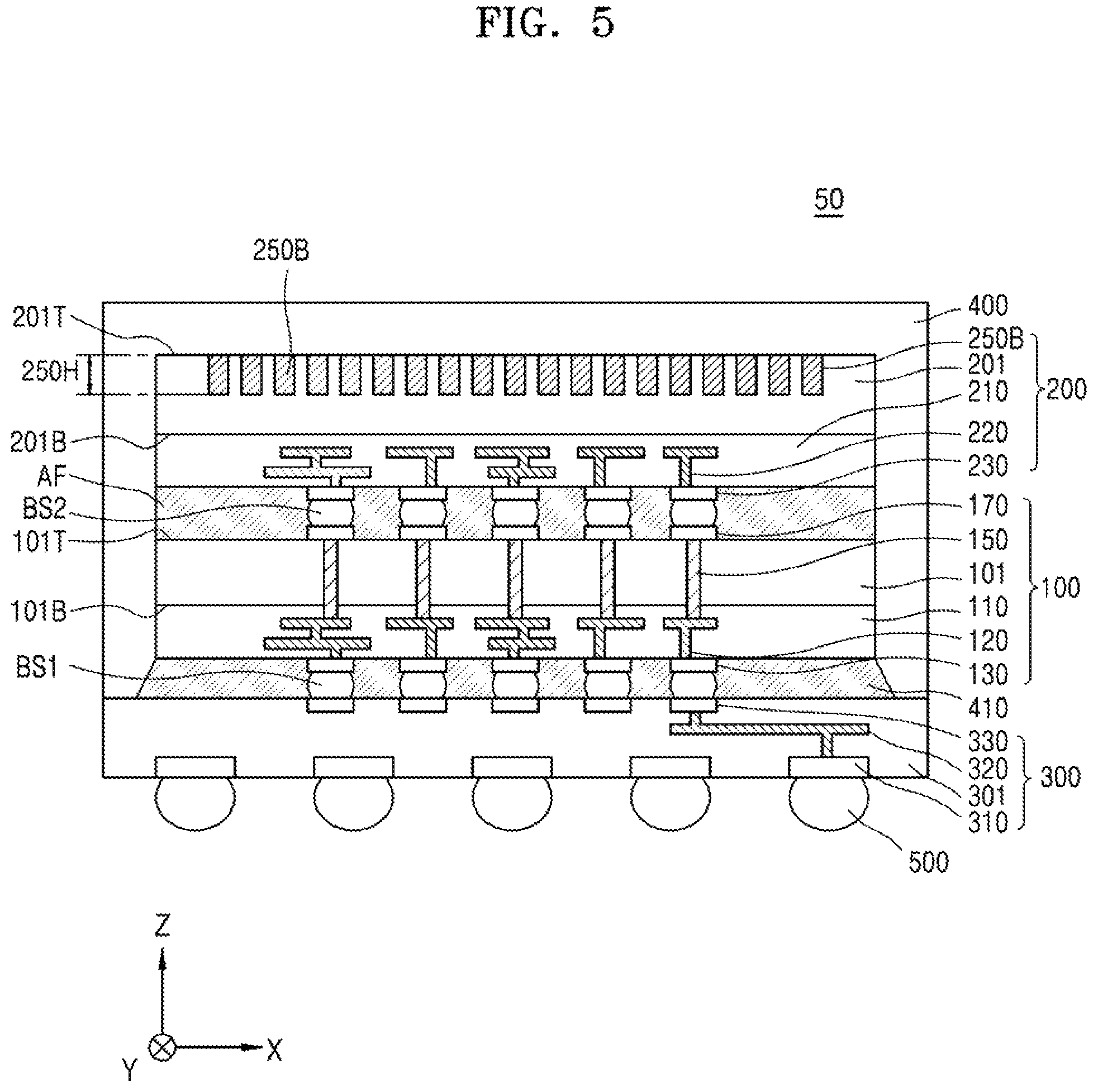 Patent US12588500 Figure 9 – Semiconductor package