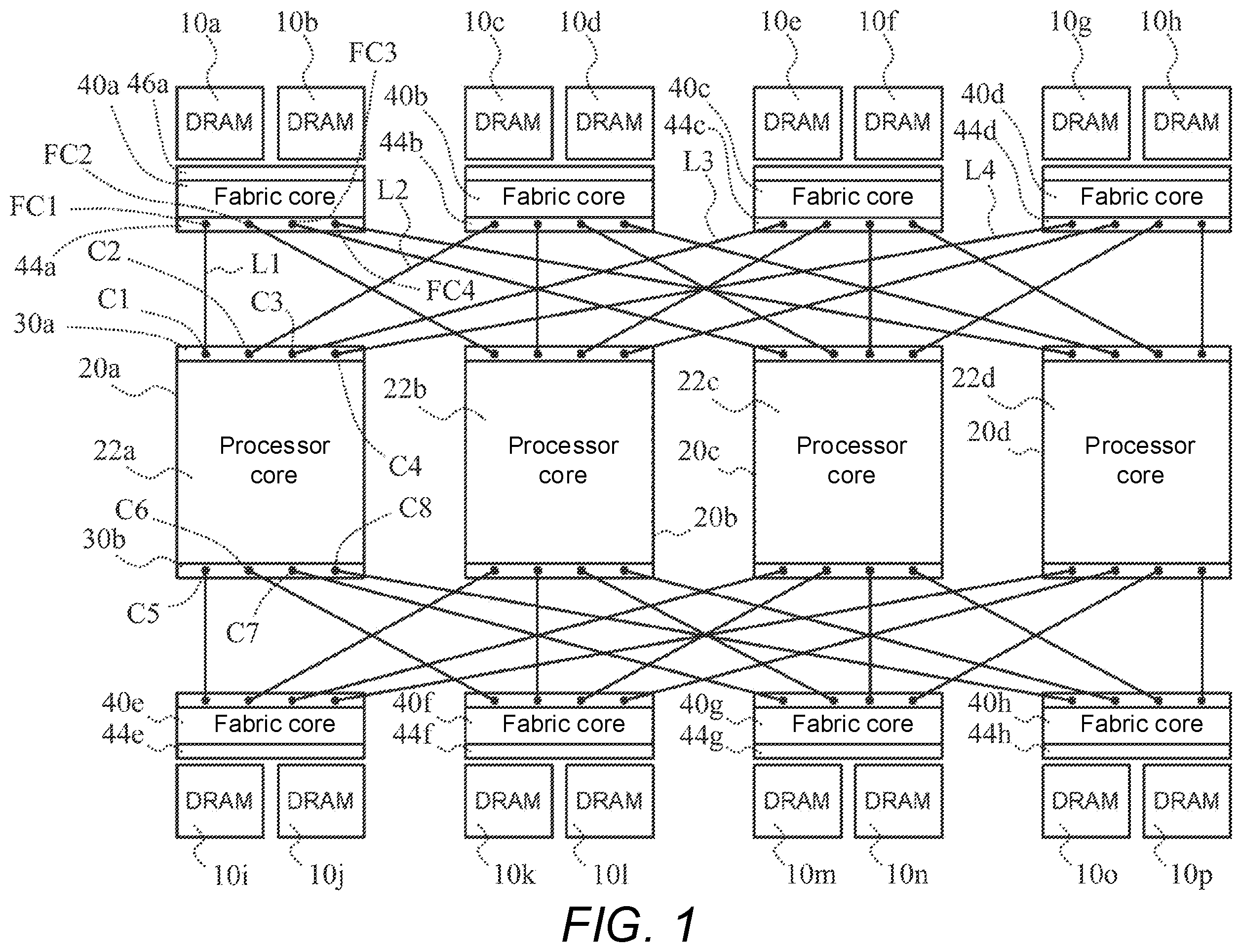 Patent US12588501 Figure 1 – Heatsink for a memory and routing module
