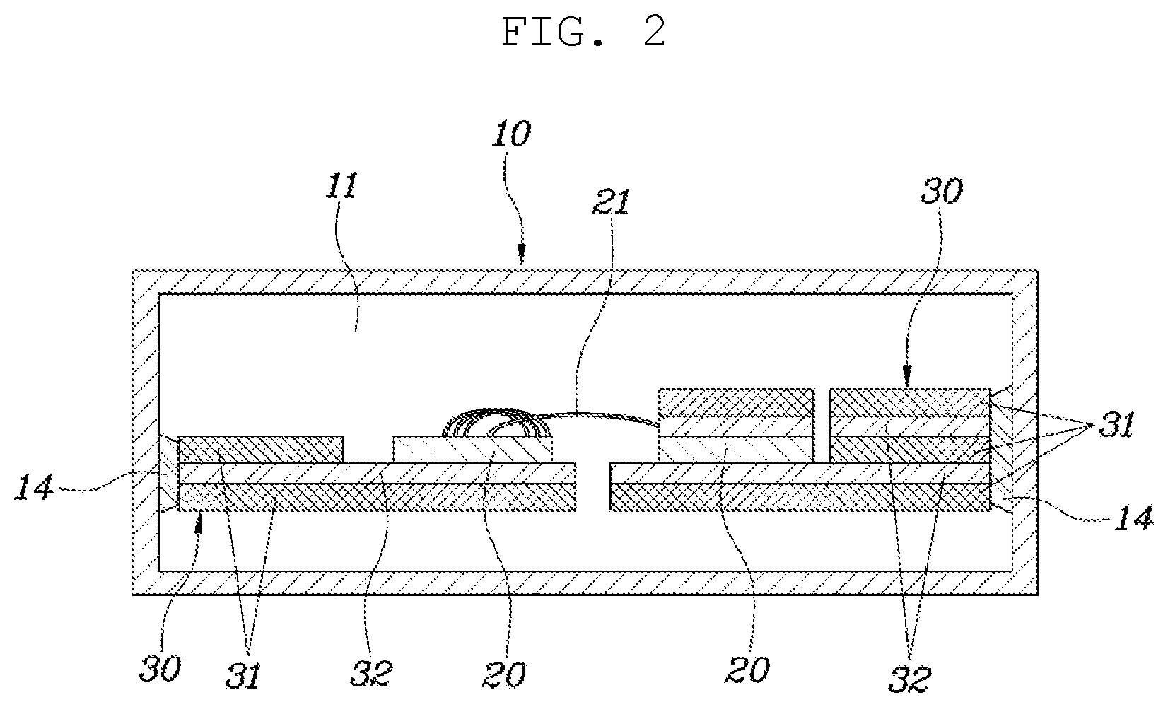 Patent US12588504 Figure 2 – Direct cooling type power module