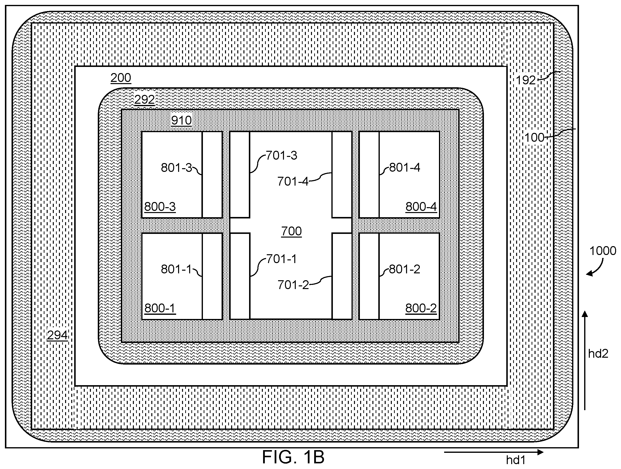 Patent US12588505 Figure 2 – Thermal and mechanical enhanced thermal module structure on heterogeneous packages and methods for forming the same