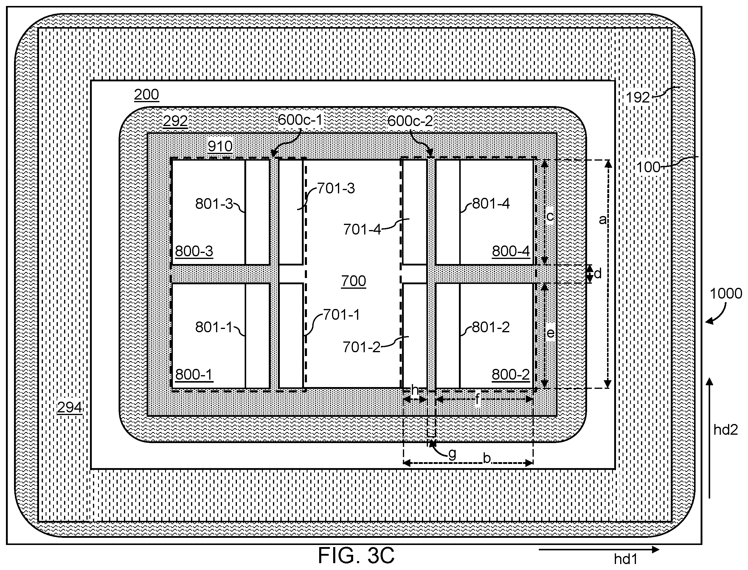 Patent US12588505 Figure 7 – Thermal and mechanical enhanced thermal module structure on heterogeneous packages and methods for forming the same