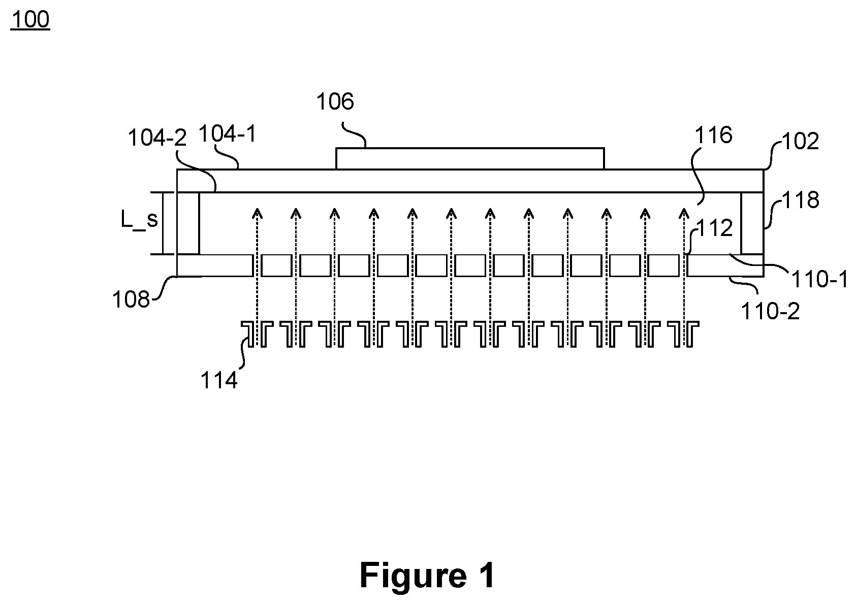 Patent US12588507 Figure 1 – Impingement cooling in high power package