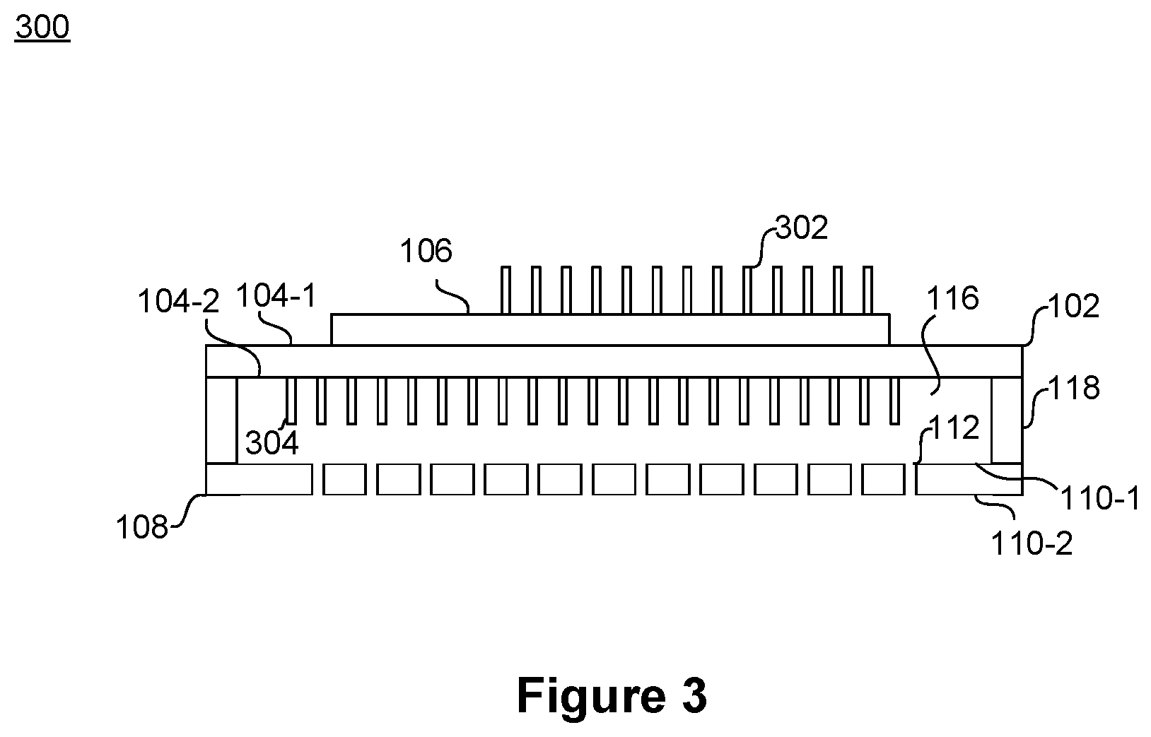 Patent US12588507 Figure 3 – Impingement cooling in high power package