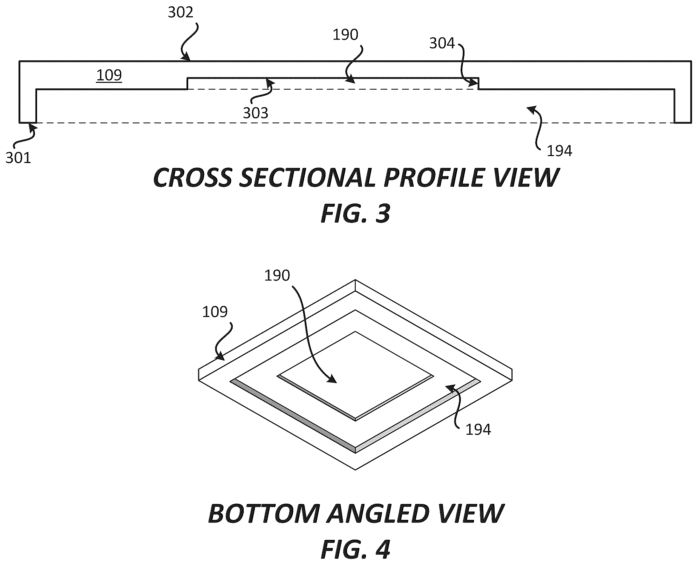 Patent US12588508 Figure 3 – Package comprising a lid structure with a compartment