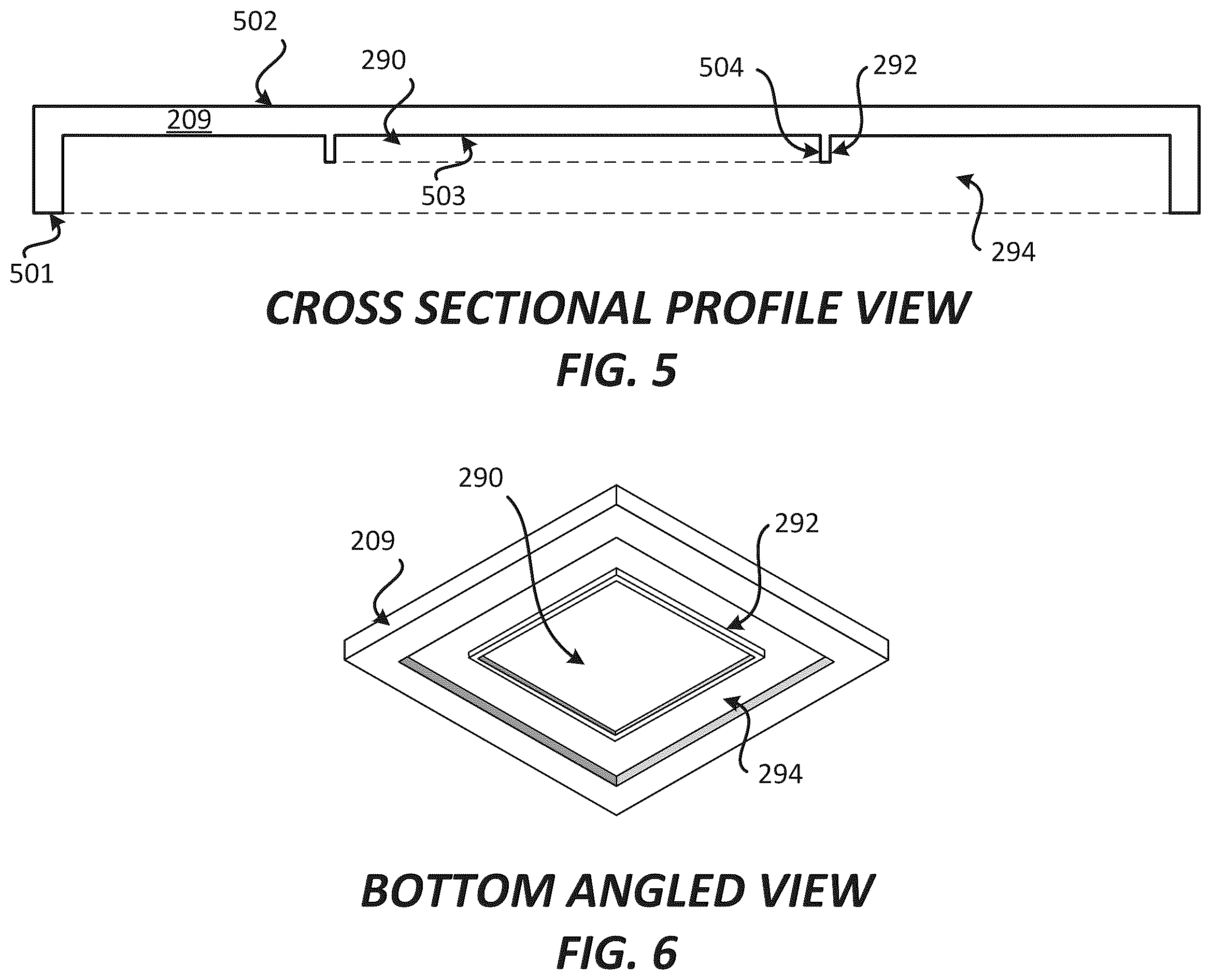 Patent US12588508 Figure 4 – Package comprising a lid structure with a compartment