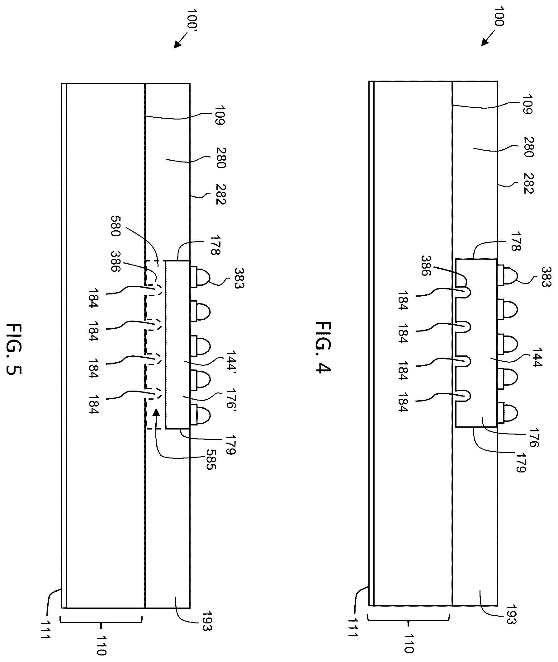 Patent US12588509 Figure 3 – Terminal interposers with mold flow channels, circuit modules including such terminal interposers, and associated methods