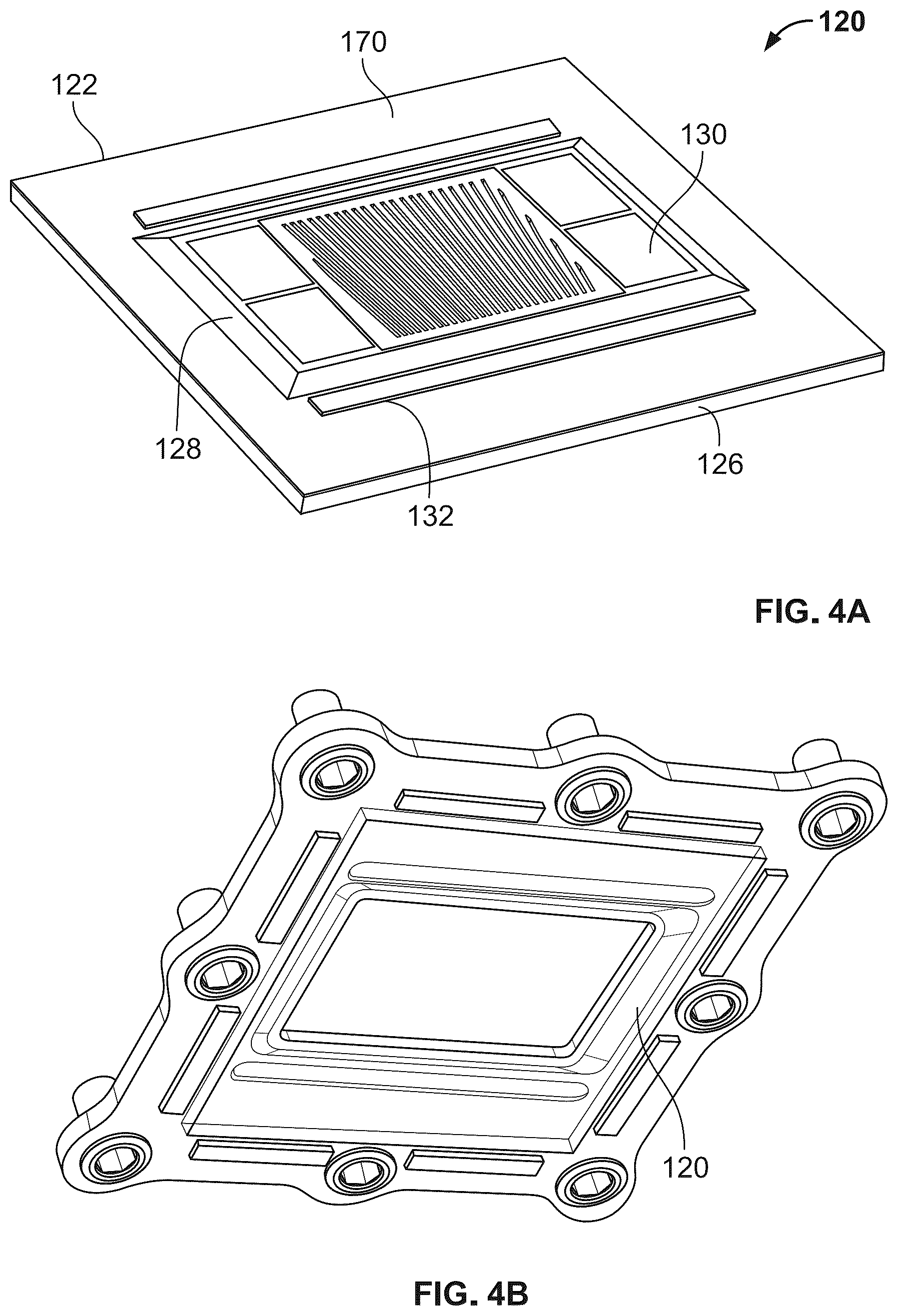 Patent US12588510 Figure 4 – Weight optimized stiffener and sealing structure for direct liquid cooled modules