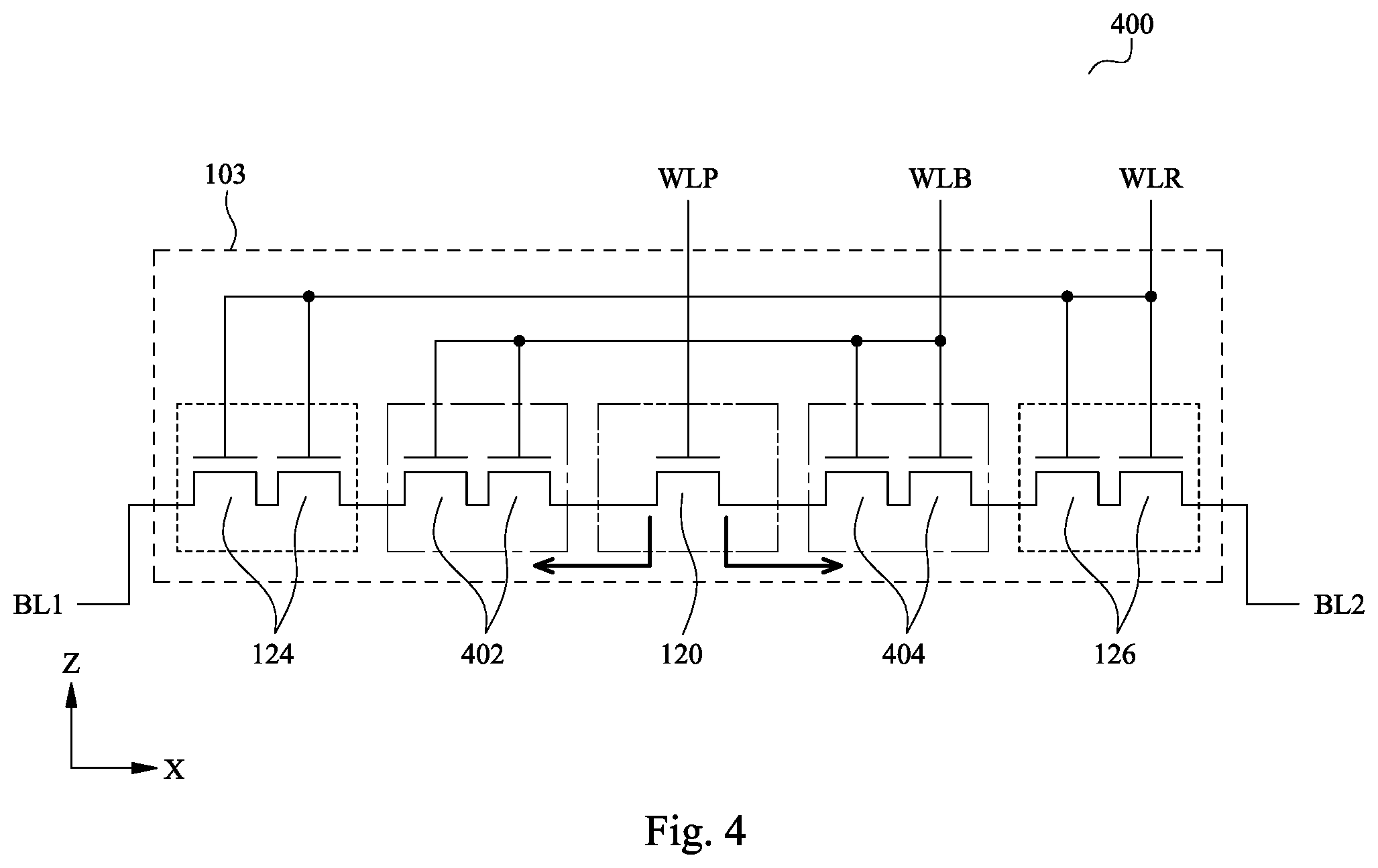 Patent US12588512 Figure 8 – Generation of physically unclonable function using one-time-programmable memory devices with backside interconnect structures