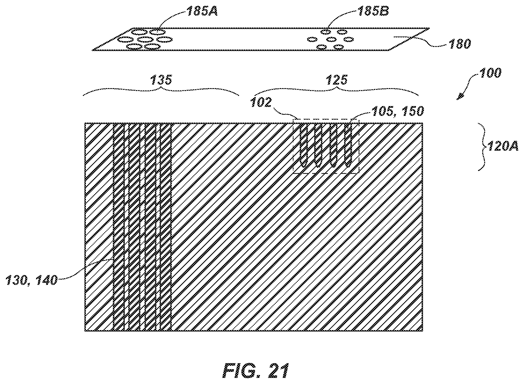 Patent US12588515 Figure 10 – Electronic devices comprising overlay marks
