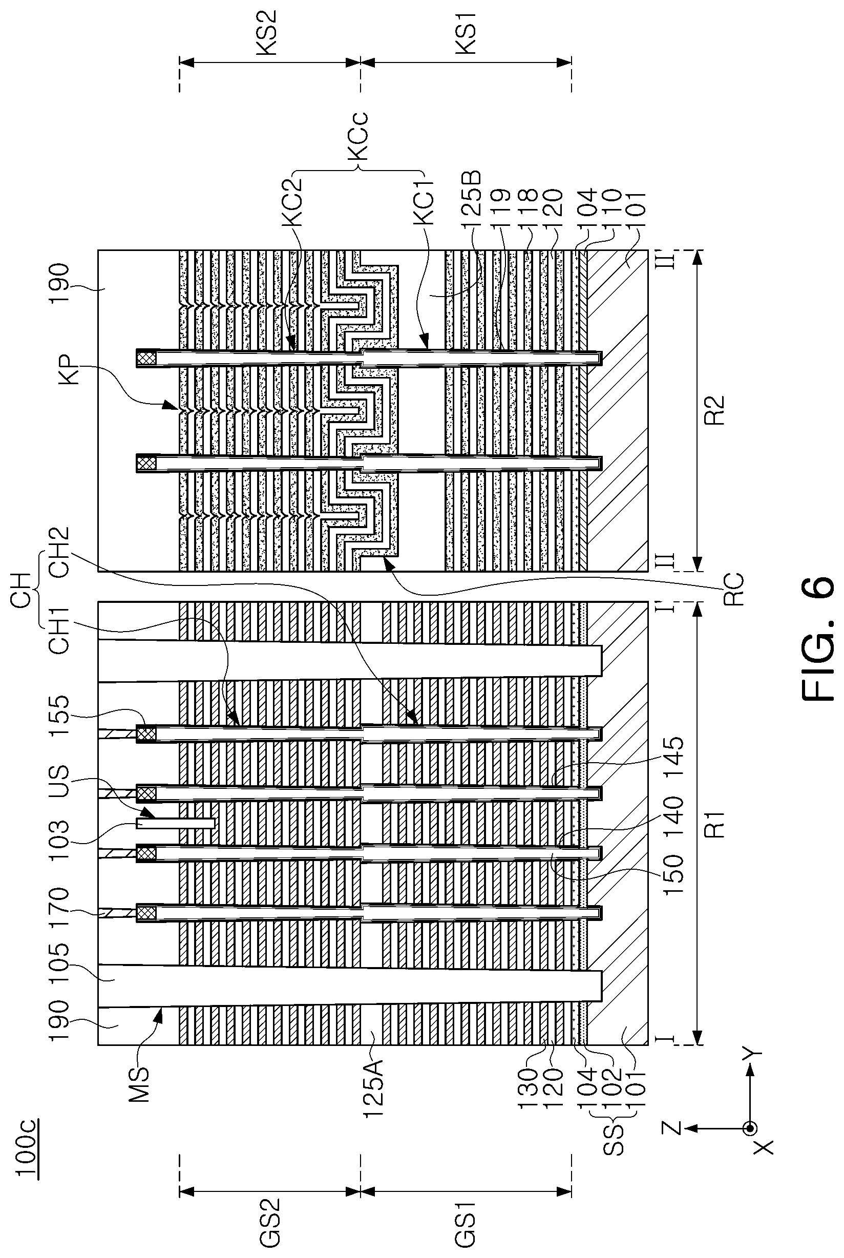 Patent US12588516 Figure 6 – Semiconductor devices and data storage systems including the same