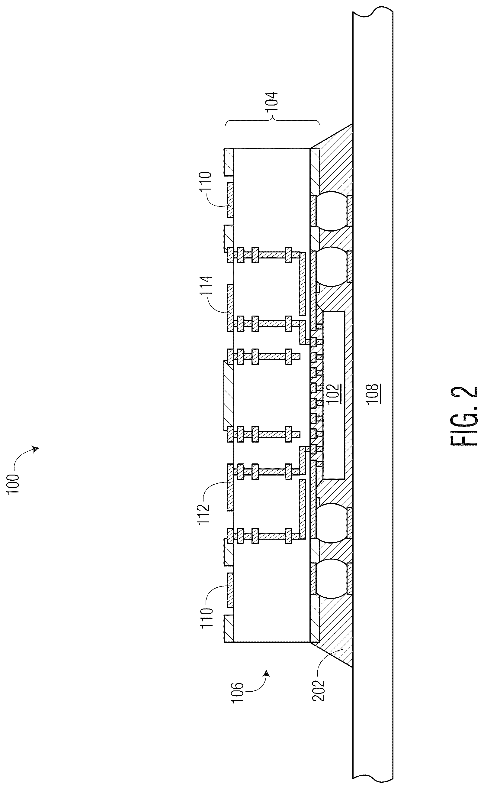 Patent US12588517 Figure 2 – Semiconductor device with self-aligned waveguide and method therefor