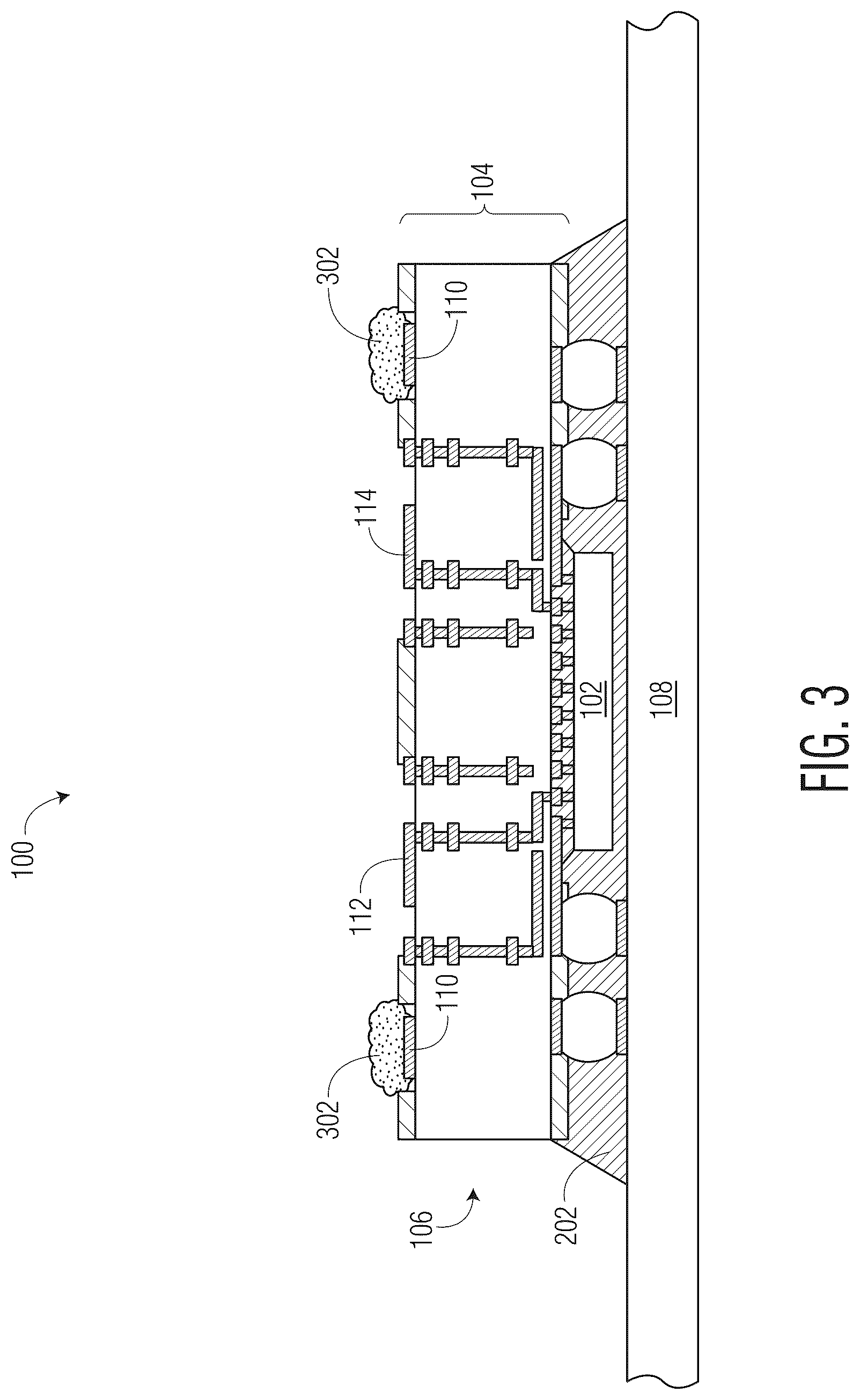 Patent US12588517 Figure 3 – Semiconductor device with self-aligned waveguide and method therefor